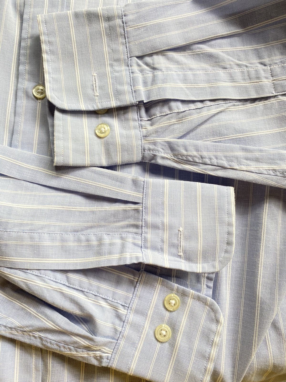 Christian Dior Monsieur Christian Dior vintage strip shirt Size US XL / EU 56 / 4 - 4 Thumbnail