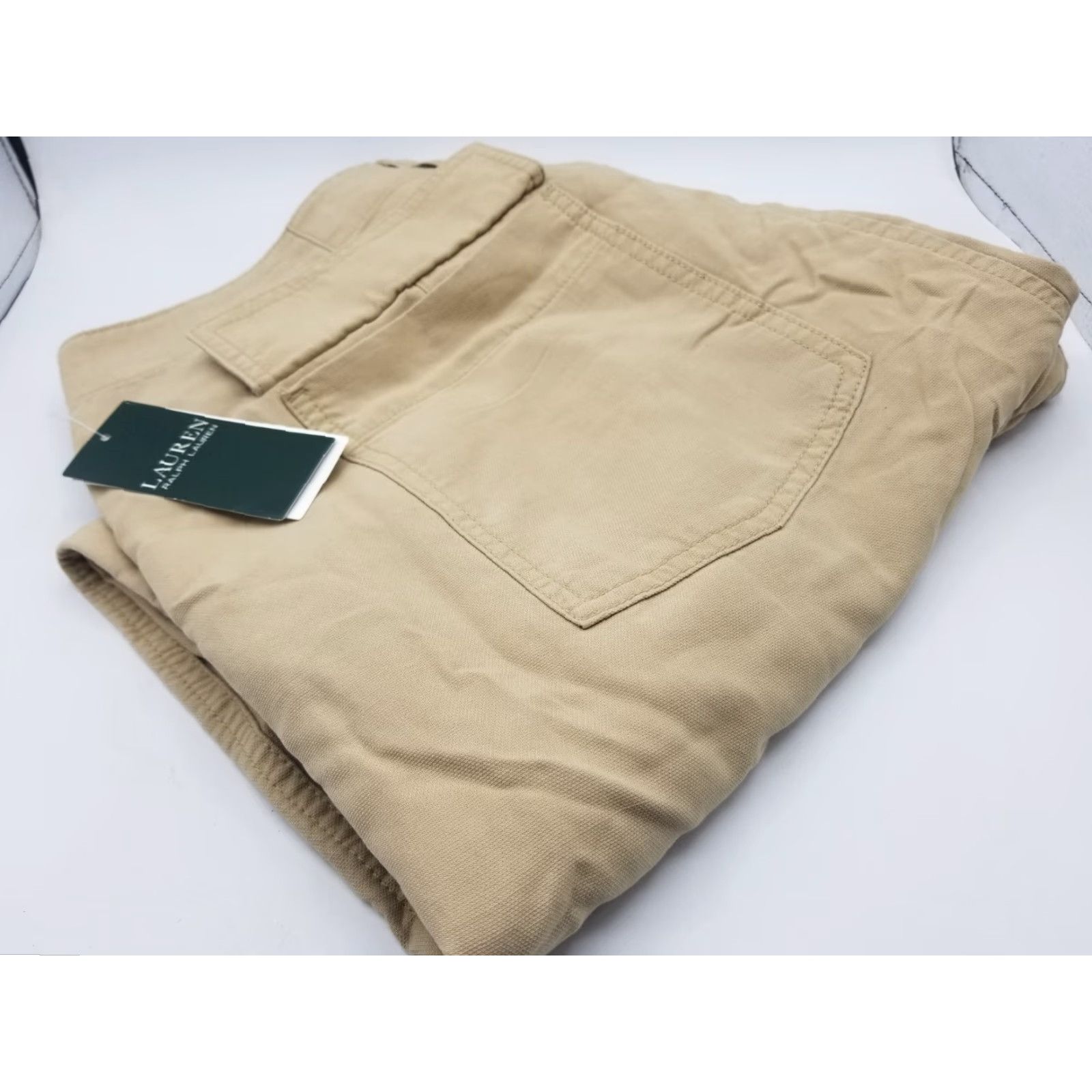 Ralph Lauren **Ralph Lauren Size 14 High Rise Beige Khaki Women's Jeans** User: Ralph Lauren Size 14 High Rise Beige Khaki Women's Jeans Size 36" / US 14 / IT 50 - 2 Thumbnail