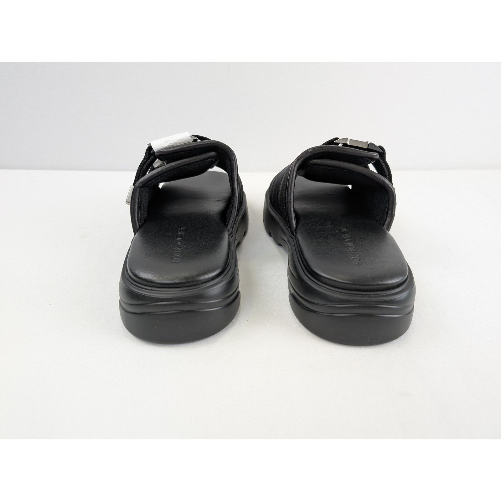 Bottega Veneta o1rshd1 Bomber Flash Sandal Slipper in Black Size US 11 / EU 44 - 12 Thumbnail