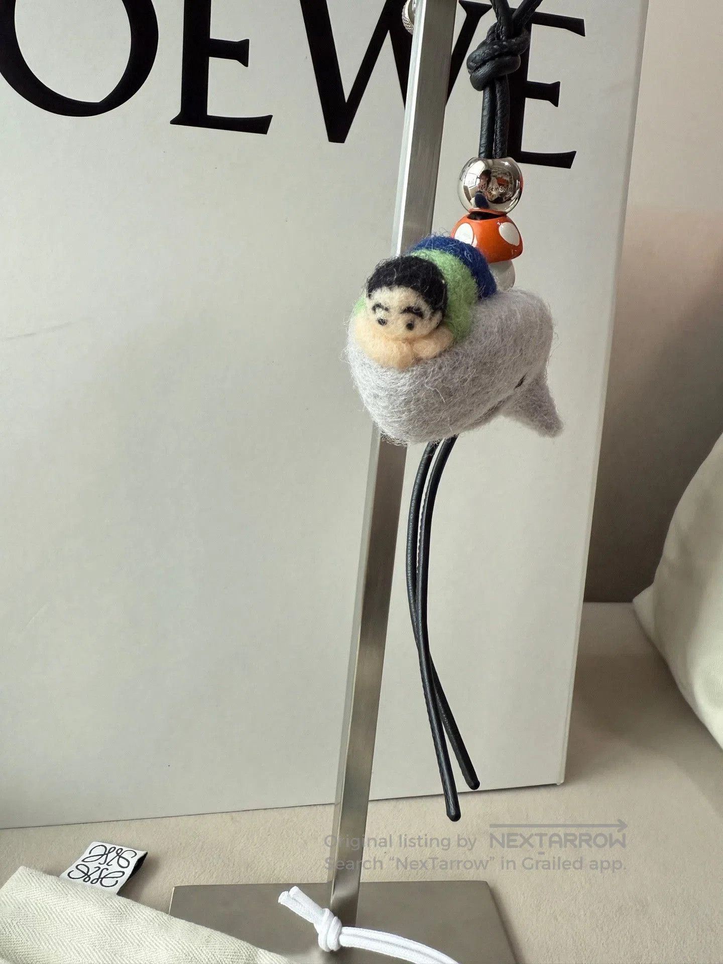Loewe Loewe x Suna Fujita Whale Bag Charm. Size ONE SIZE - 4 Thumbnail