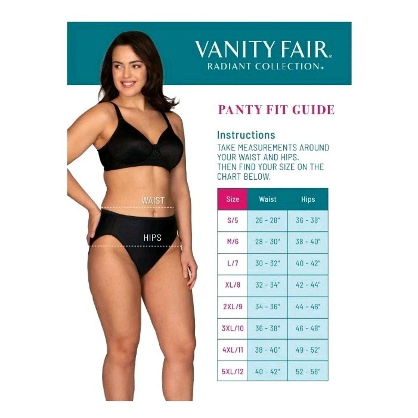 Other VANITY FAIR Women 3-Pair Hi Cut Panties Nylon Size 5XL/12 Size ONE SIZE - 6 Thumbnail