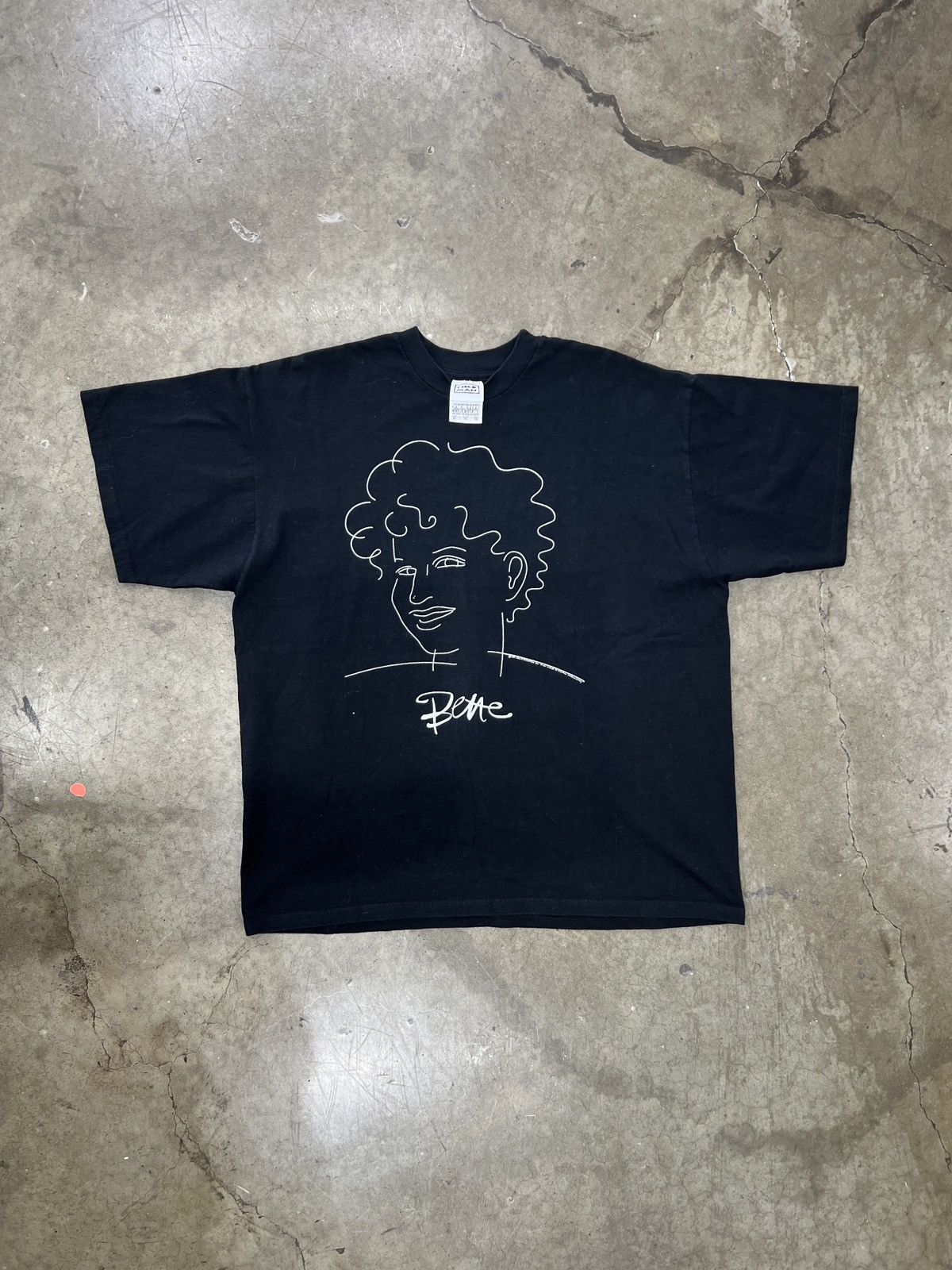 Vintage Vintage 1997 Bette Midler Line Art Tour Nice Man Tee XL Size US XL / EU 56 / 4 - 2 Thumbnail