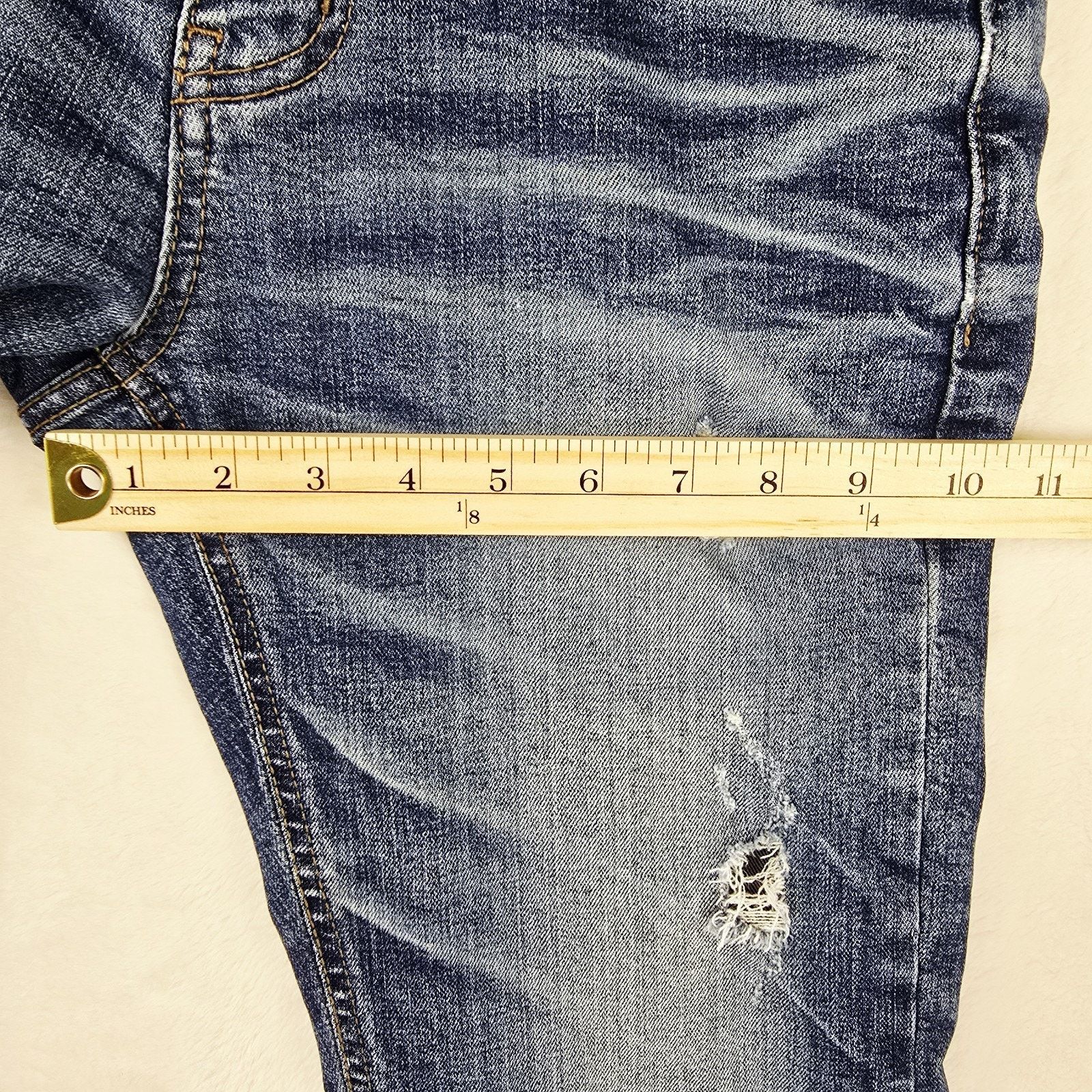 Other DPSR Distressed Skinny Straight Jeans Denim Size Small 31x32 Size US 31 - 15 Thumbnail