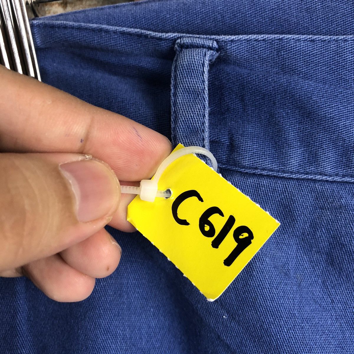 Other DL Woods Blue Cargo Multipocket Pants #C619 Size US 31 - 11 Thumbnail