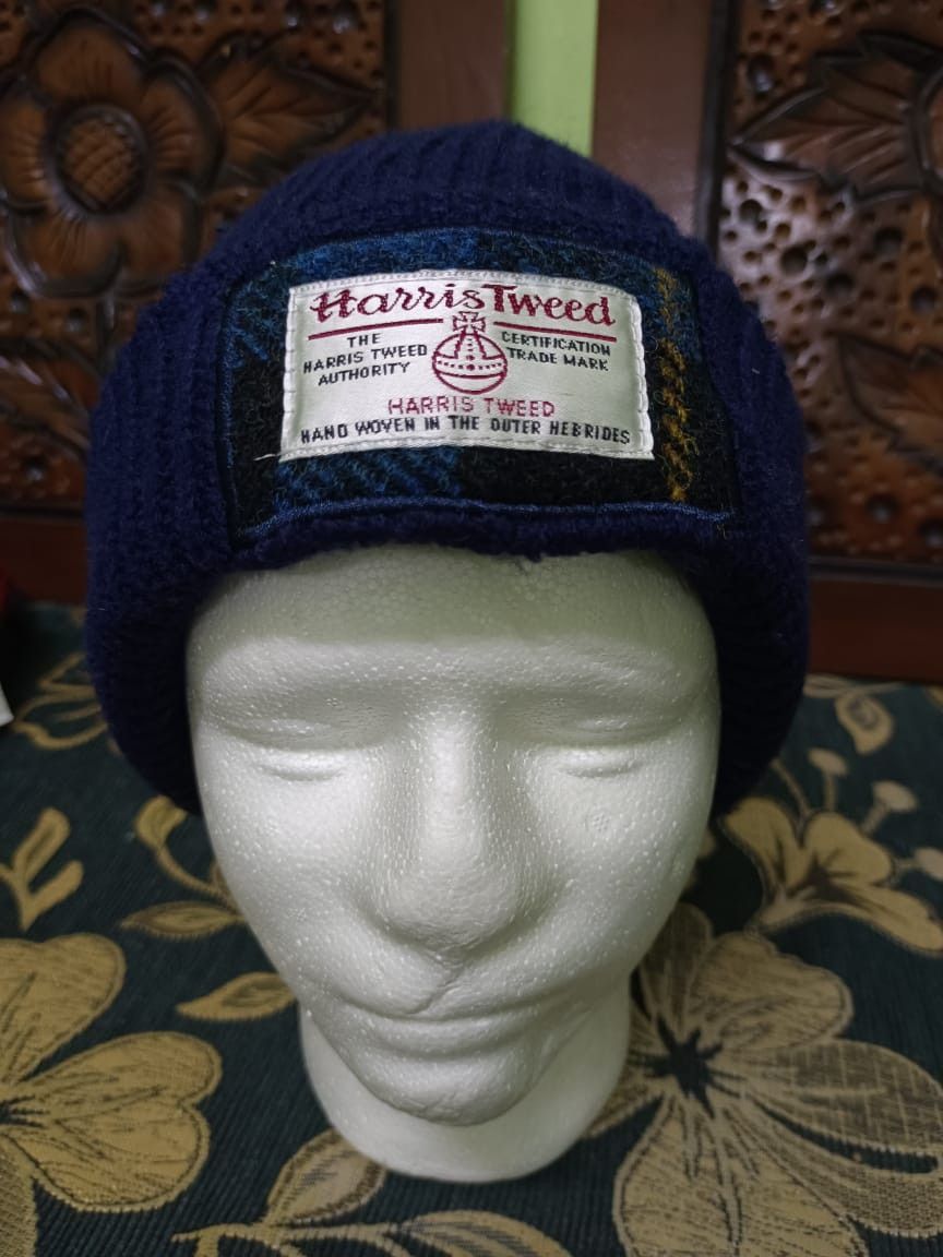 Harris Tweed Harris Tweed Beanie Hat Snowcap Size ONE SIZE - 1 Thumbnail