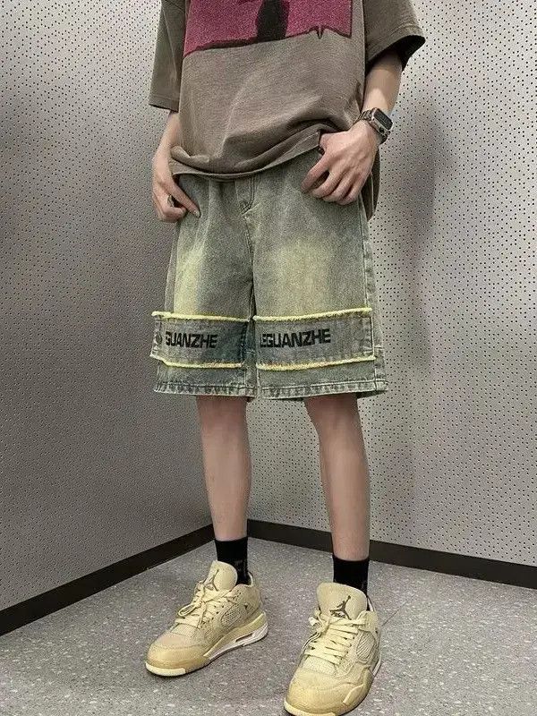 Japanese Brand Retro high street denim shorts Size US 32 / EU 48 - 1 Thumbnail