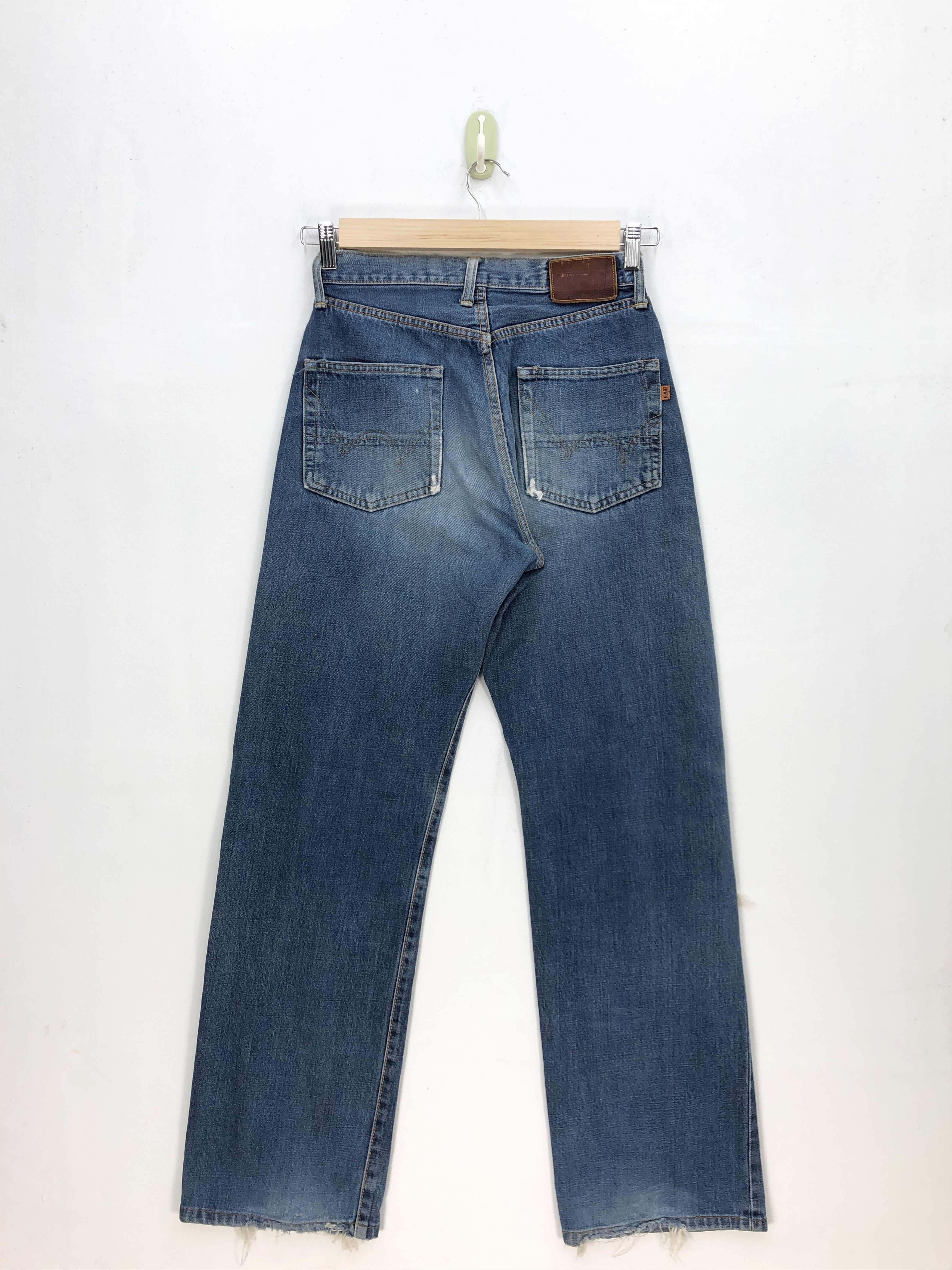 Japanese Brand Distressed Japanese Selvedge Jeans Edwin Redline Denim Size 26" / US 2 / IT 38 - 2 Thumbnail