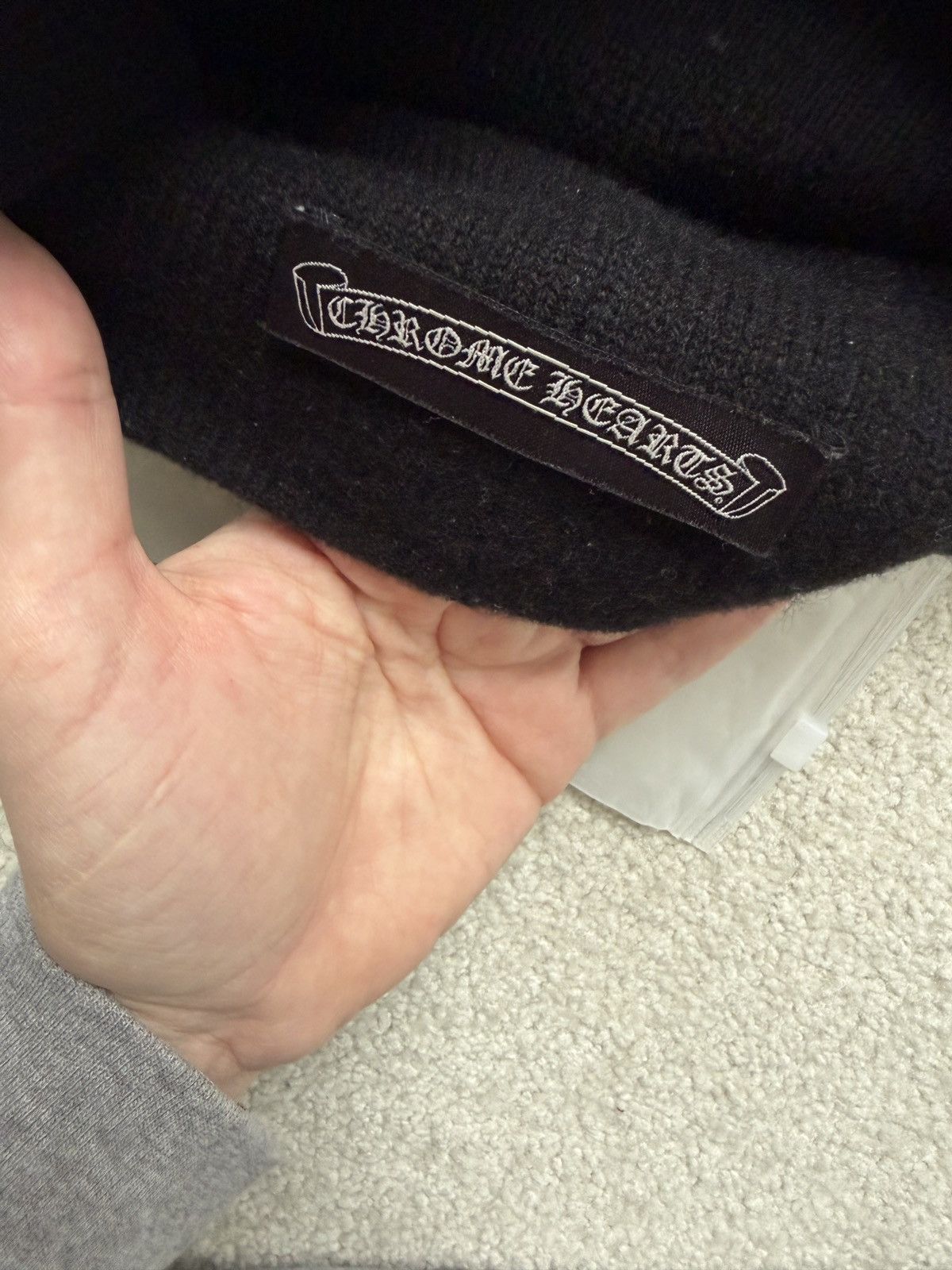 Chrome Hearts CH MULTI MINI CROSS CASHMERE BEANIE Size ONE SIZE - 5 Thumbnail