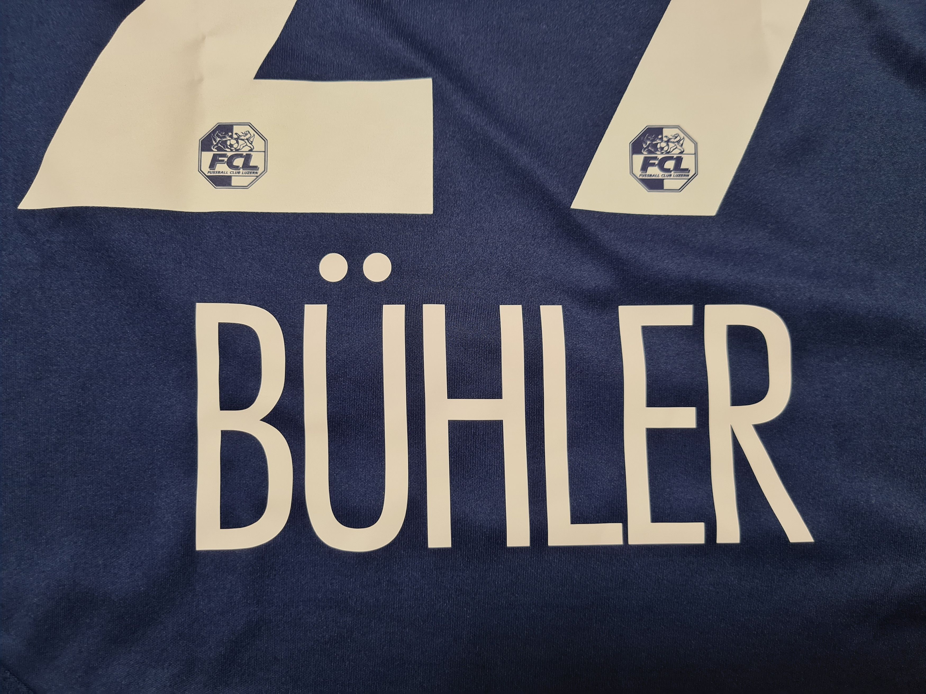 Adidas LUZERN 2011 2012 HOME MATCH WORN FOOTBALL SOCCER JERSEY Size US L / EU 52-54 / 3 - 7 Thumbnail