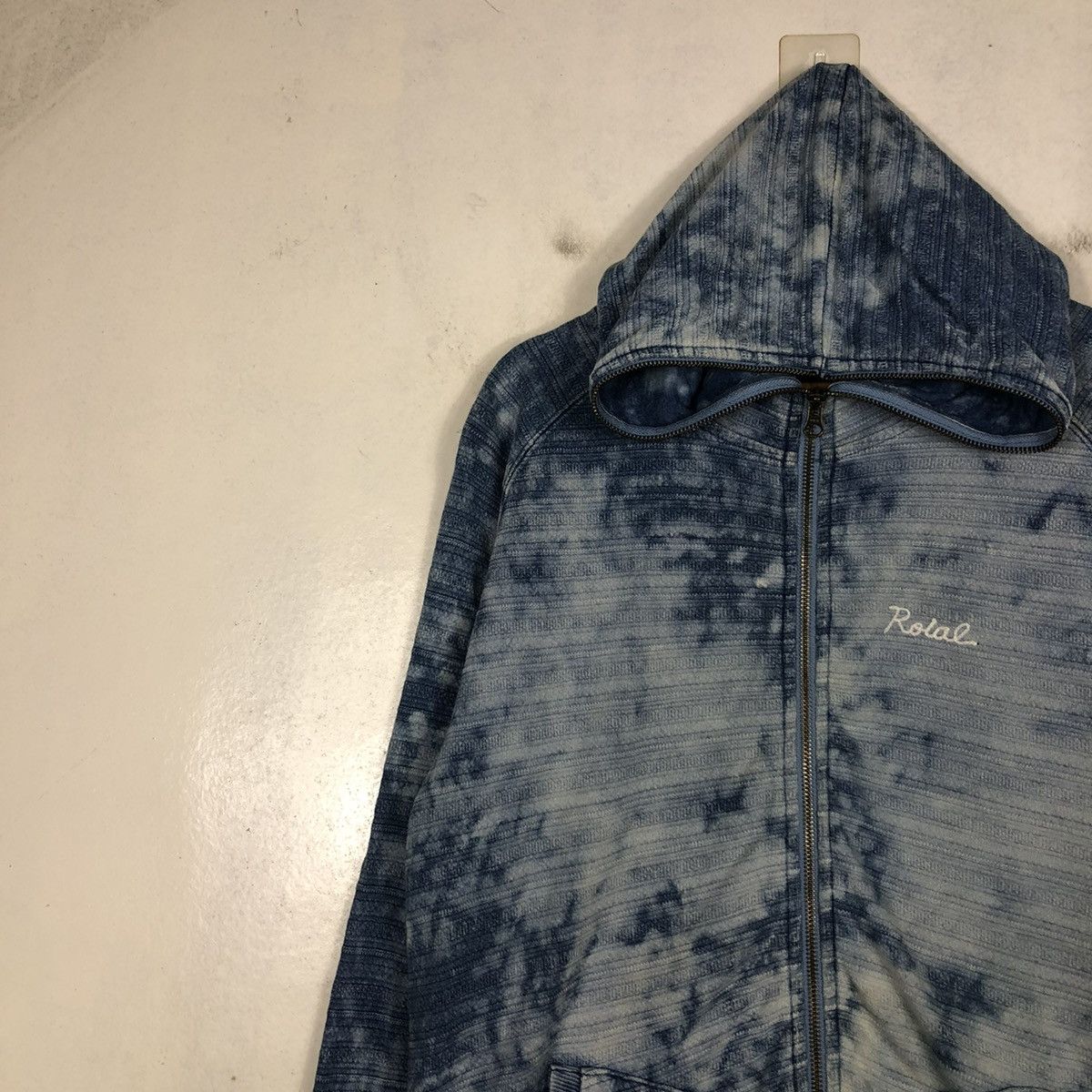 Japanese Brand 📌ACID WASH BIKER ZIPPER JACKET ROIAL CALIFORNIA Size US M / EU 48-50 / 2 - 9 Thumbnail