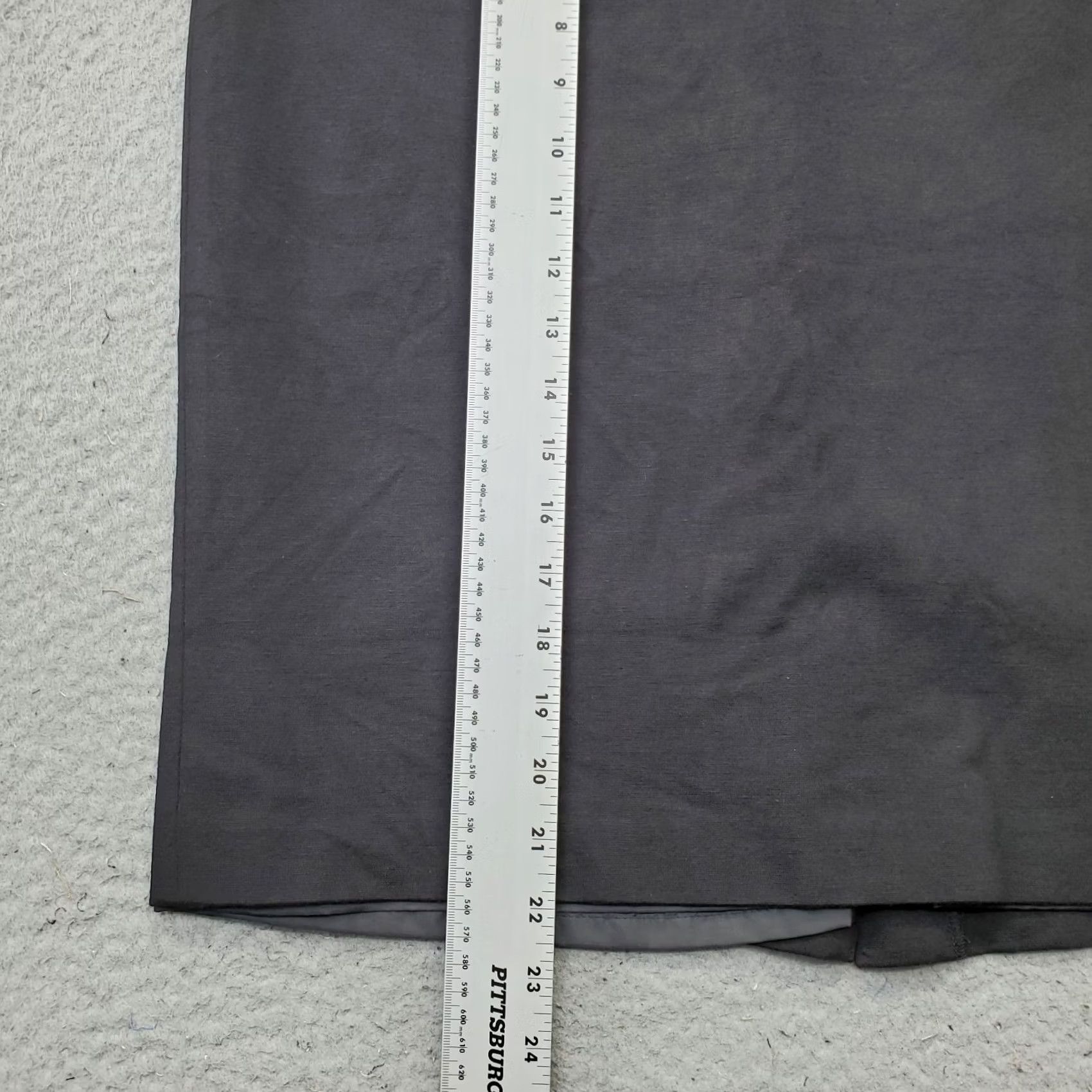 Charter Club Charter Club Skirt Women 12P Black Straight & Pencil High Waisted Lined Back Zip Size 34" / US 12 / IT 48 - 3 Thumbnail