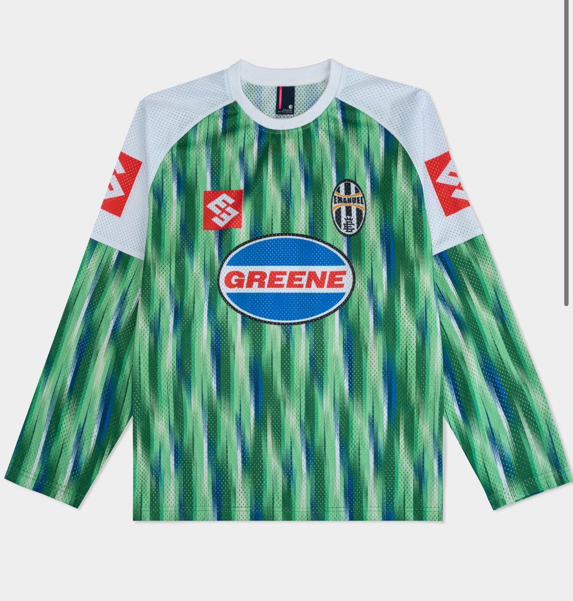 Eric Emanuel Eric Emanuel sport green soccer jersey large Size US L / EU 52-54 / 3 - 1 Thumbnail