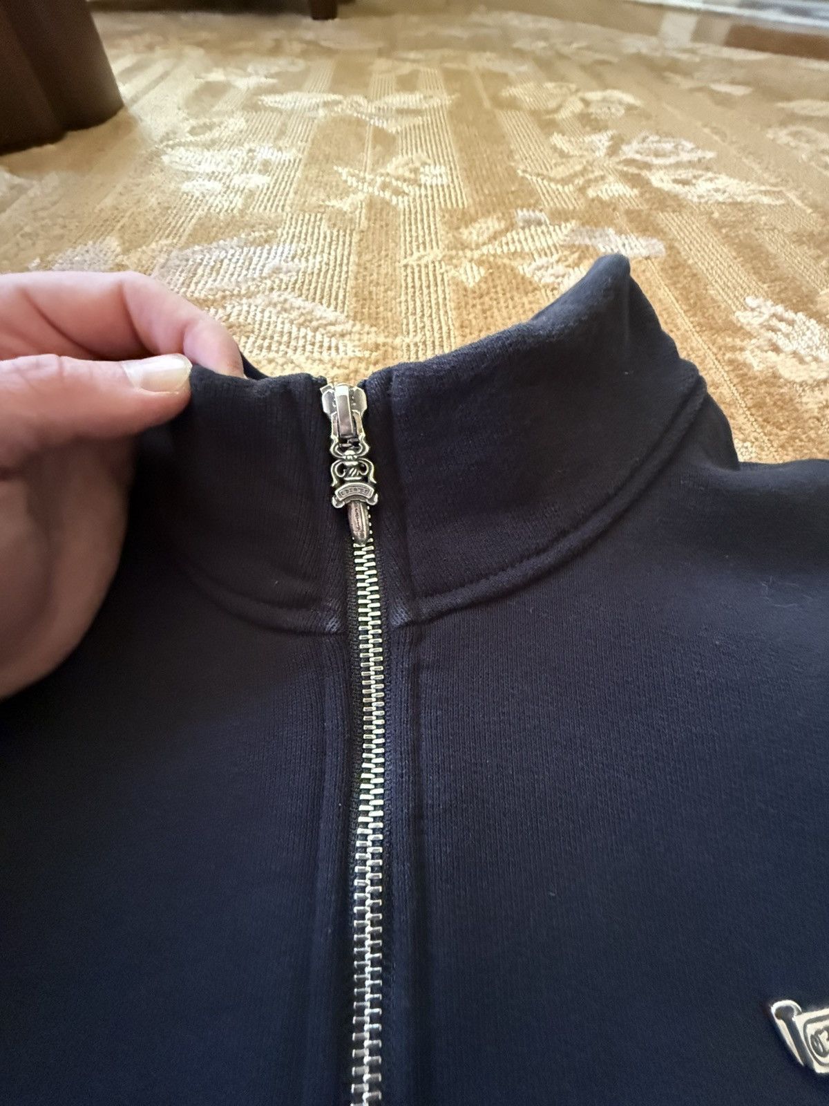 Chrome Hearts Chrome Hearts Men’s Hollywood 1/2 Zip Size US XL / EU 56 / 4 - 4 Thumbnail