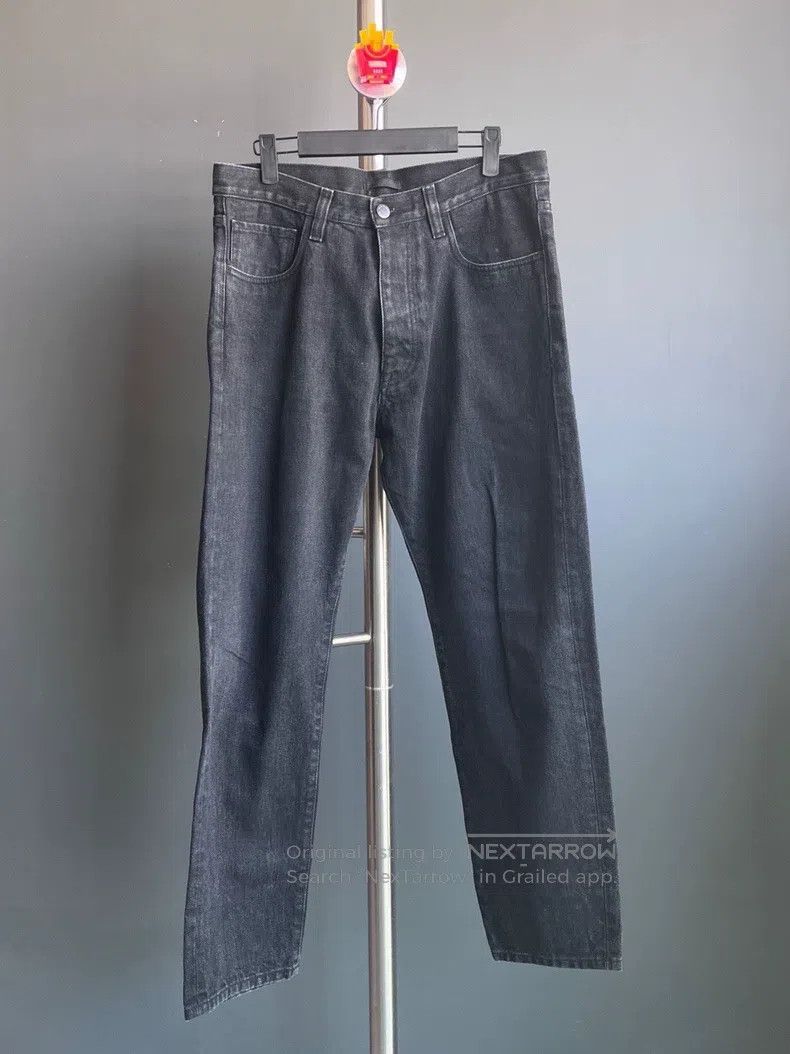 Prada Prada Washed to make old triangle metal label jeans Size US 31 - 1 Thumbnail