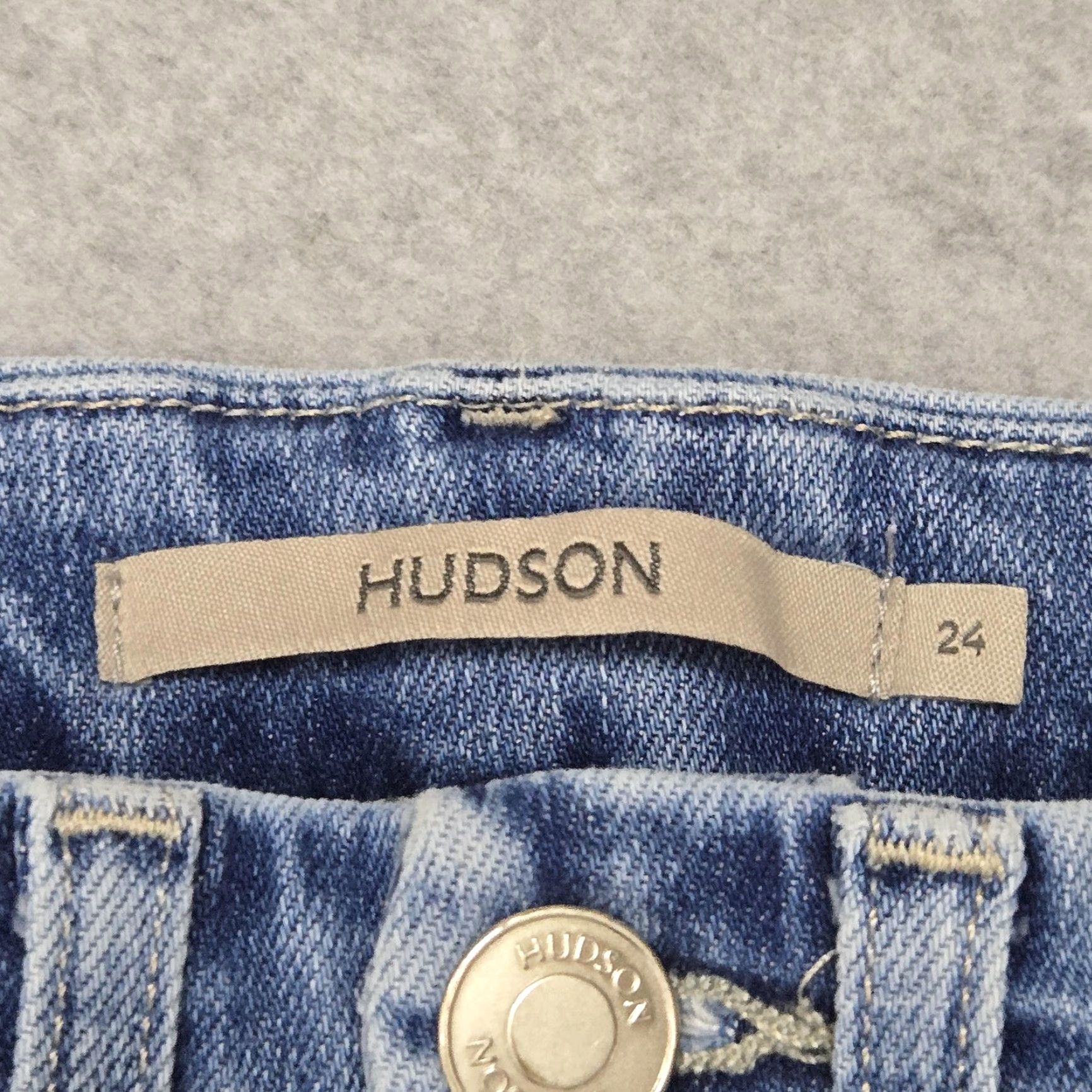 Hudson Hudson Jeans Womens 24 Blue Flare High Rise Starlet Stretch Denim Pants Size 42" / US 20 - 7 Thumbnail