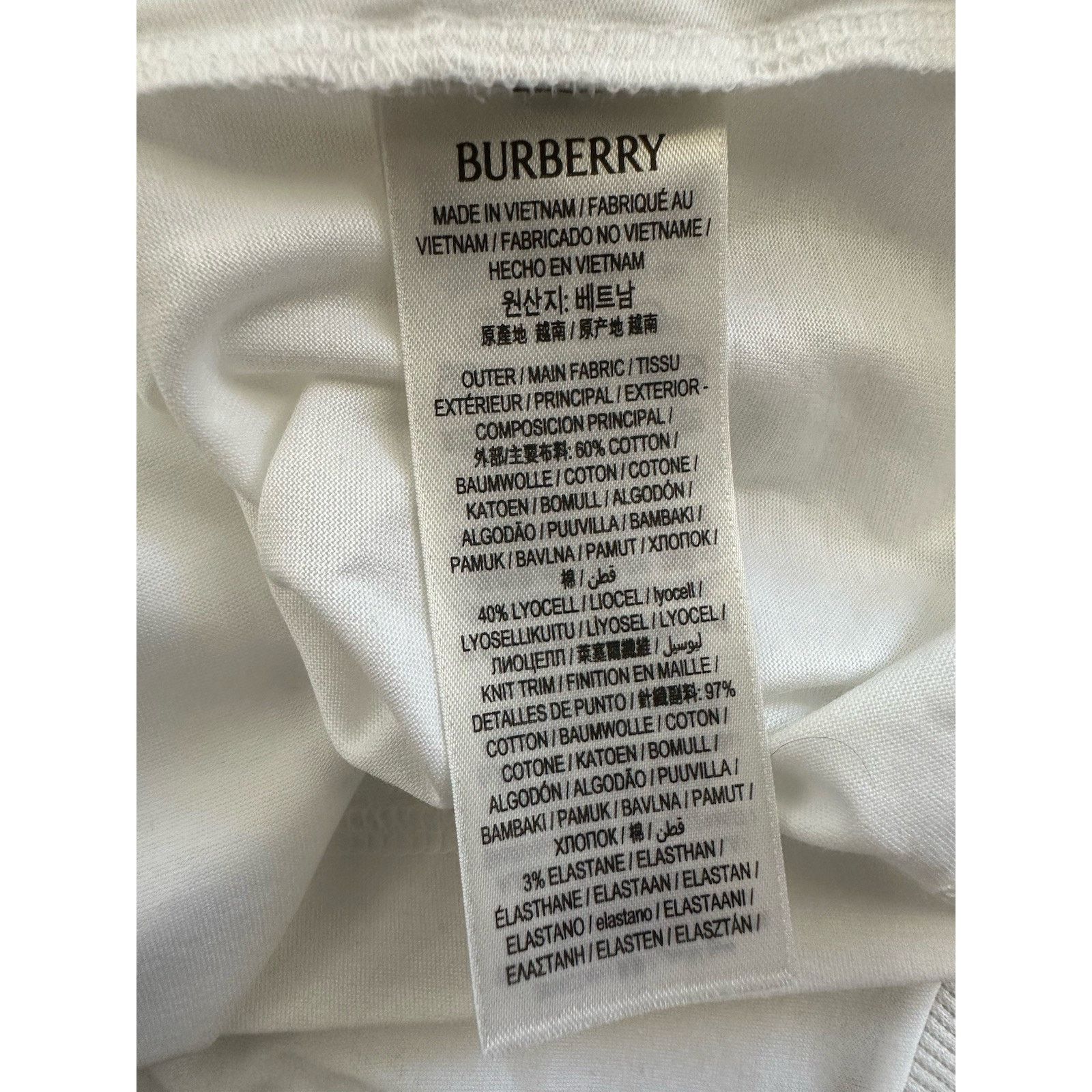 Burberry Burberry Elyssa Check White Sleeveless Top M 8104295 Size M / US 6-8 / IT 42-44 - 8 Thumbnail