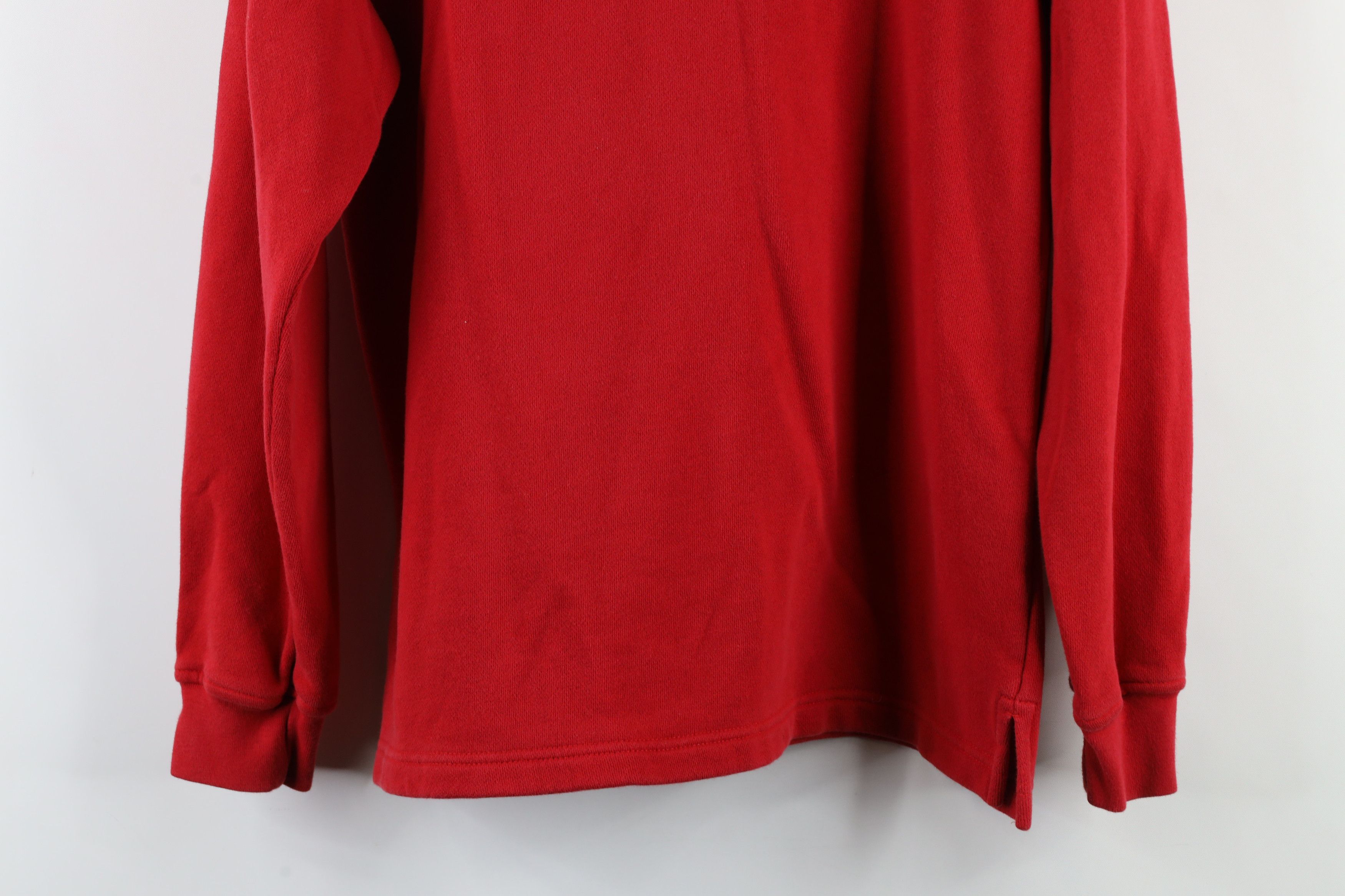 Ralph Lauren × Vintage Vintage 90s Ralph Lauren Faded Crewneck Sweatshirt Red Size US M / EU 48-50 / 2 - 12 Thumbnail