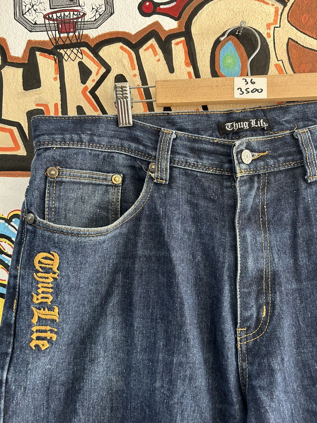Vintage Baggy Thug Life Jorts Size US 36 / EU 52 - 4 Thumbnail