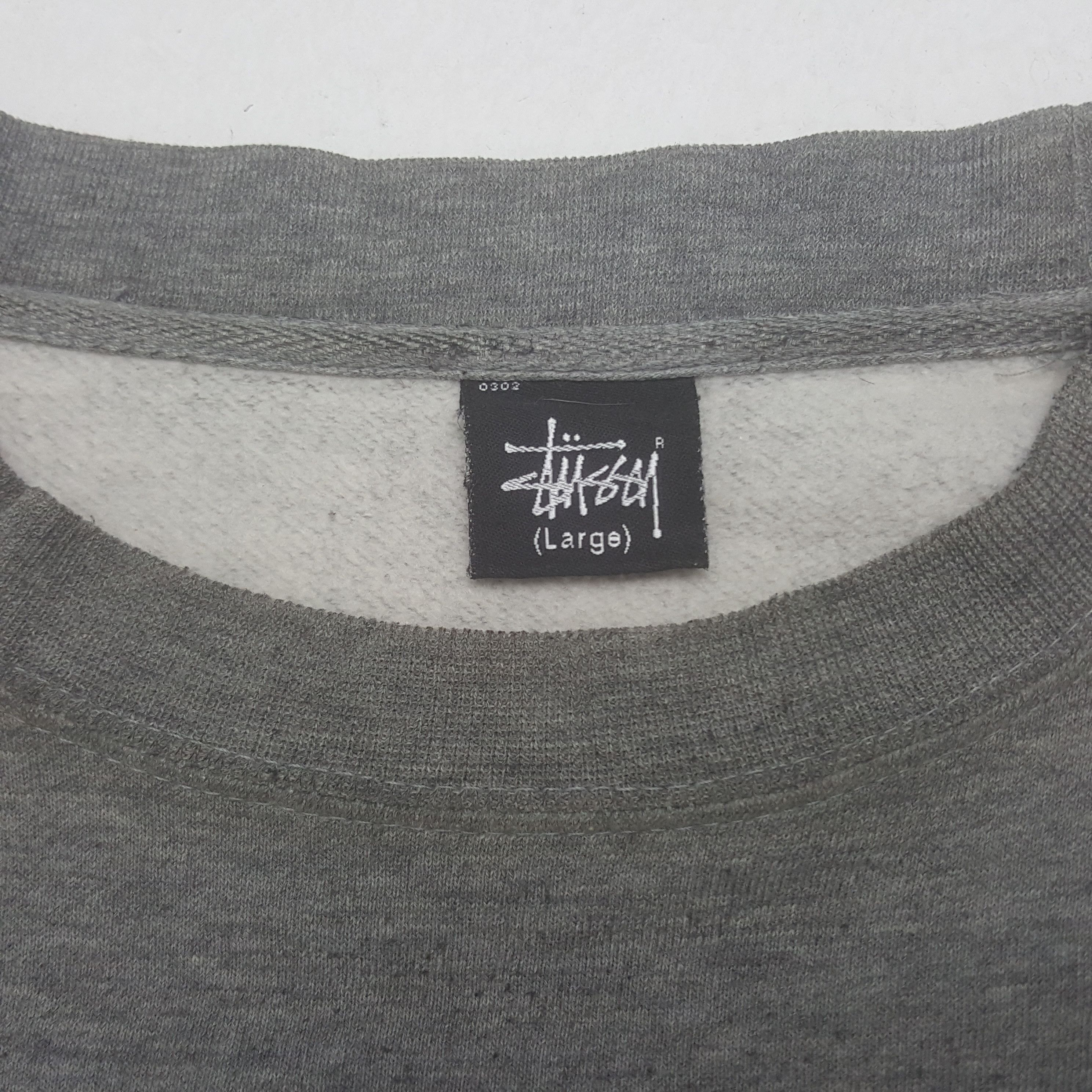 Stussy × Vintage Vintage Stussy Mirror Design Sweatshirt Size US L / EU 52-54 / 3 - 5 Thumbnail