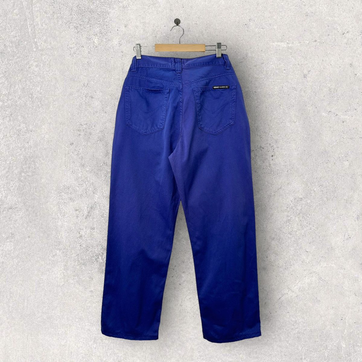 Versace Y2K Versace V2 Classic Purple Chino Pants Size US 34 / EU 50 - 1 Thumbnail