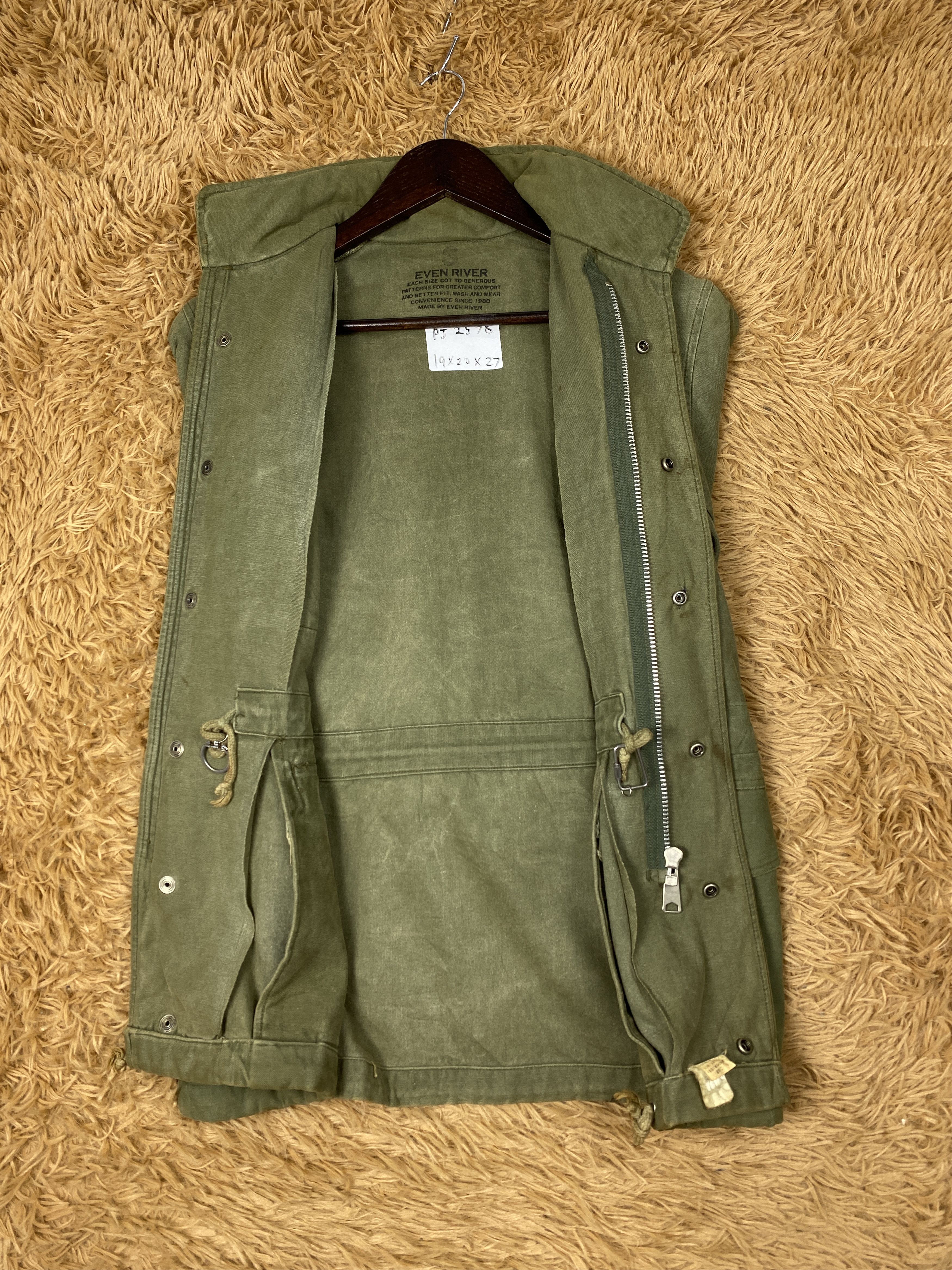 Japanese Brand Vintage Even River Military Parkas Long Jacket PJ2578 Size US S / EU 44-46 / 1 - 6 Thumbnail