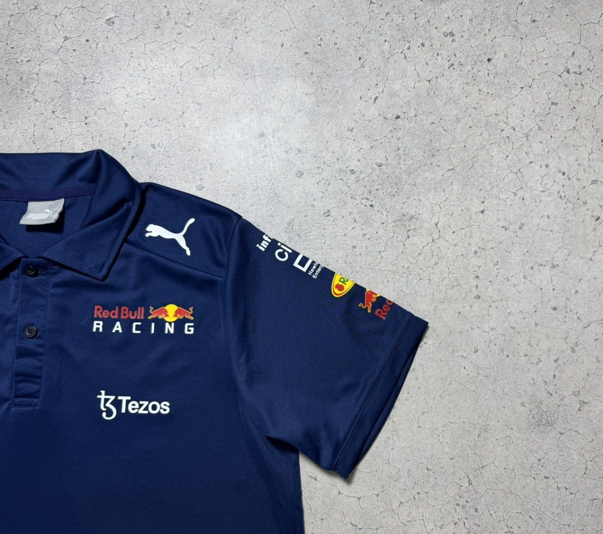 Puma Puma Red Bull Racing Vintage Polo Shirt Navy Size US S / EU 44-46 / 1 - 3 Thumbnail