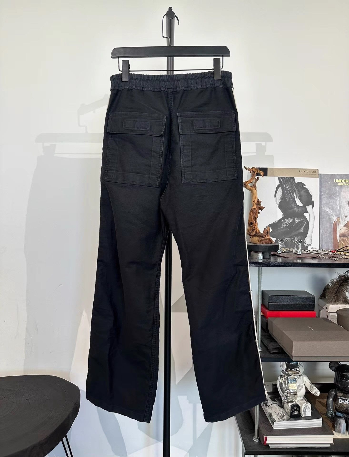 Rick Owens Rick Owens Drkshdw Cargo Button Trousers K35 Size US 31 - 2 Thumbnail