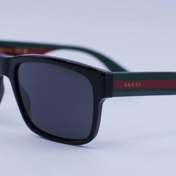Gucci 🕶️ New Gucci GG0340S 006 Sunglasses - Shiny Black Size ONE SIZE - 8 Thumbnail