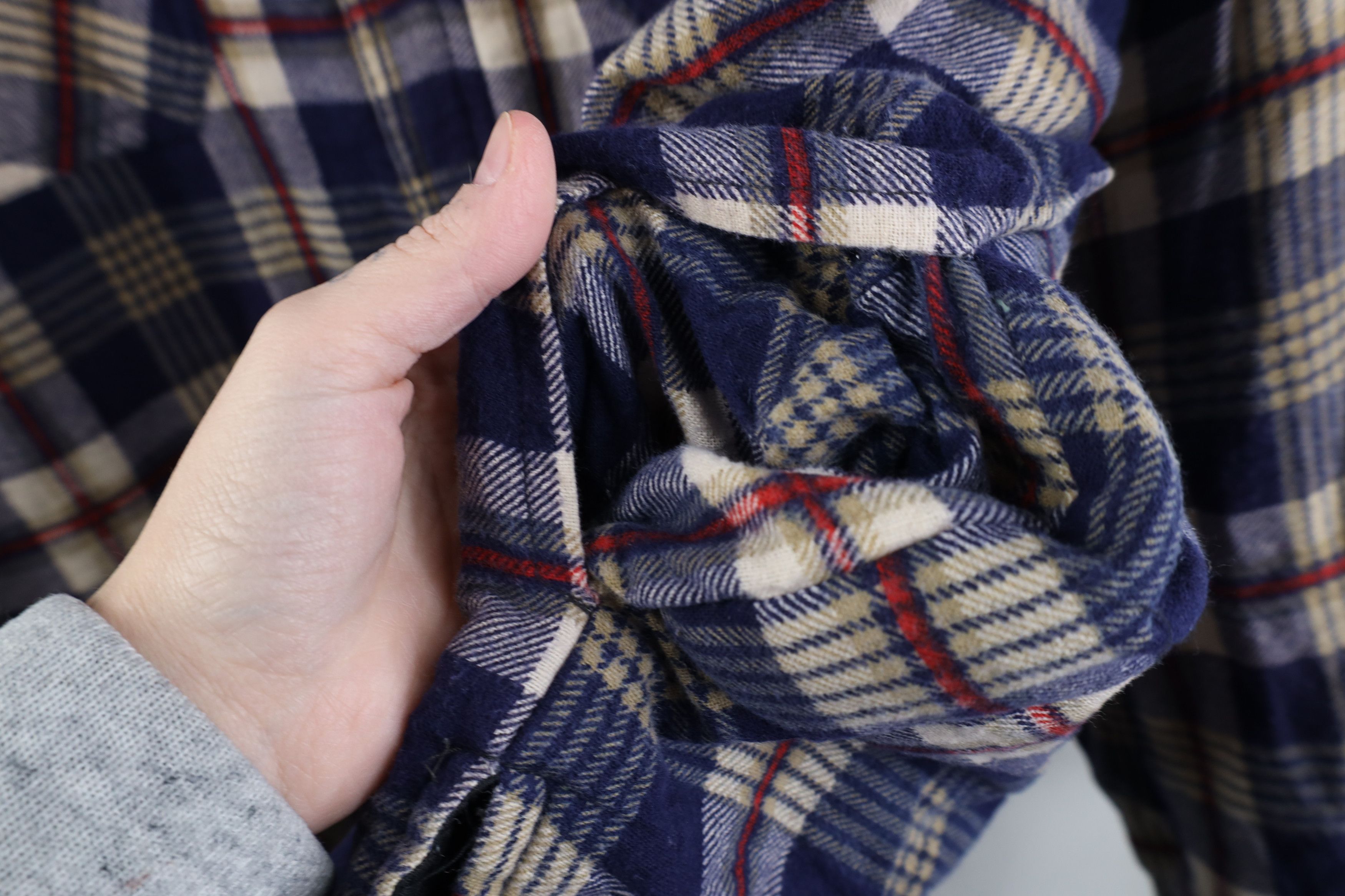 Vintage Vintage 90s Streetwear Quilted Flannel Button Shirt Jacket Size US XL / EU 56 / 4 - 11 Thumbnail