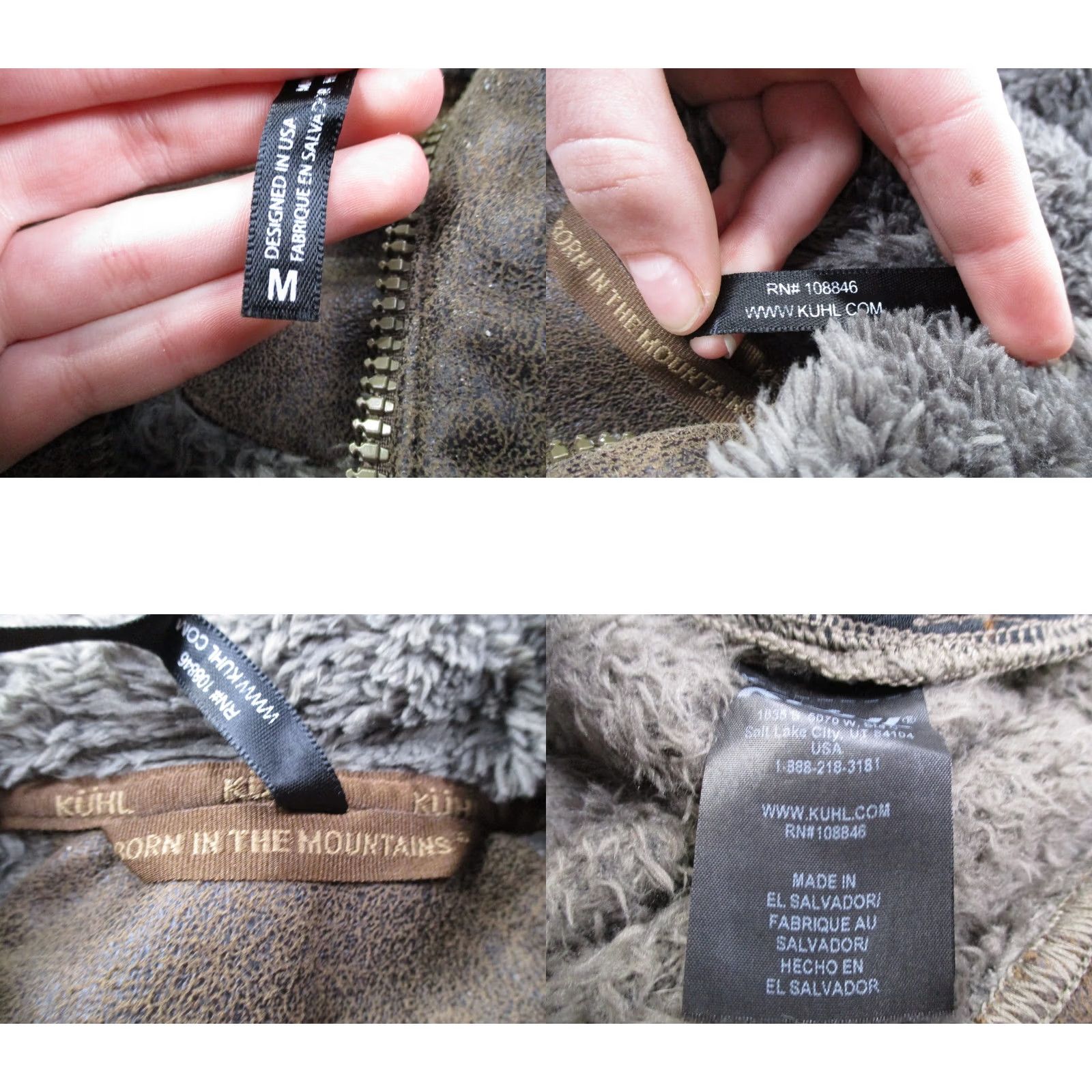 Vintage Kuhl Jacket Womens M Brown Fleece Jacket, Regular, Polyester Lining, Zipped Pockets, Full Zip, Outdoor Casual Coat Size M / US 6-8 / IT 42-44 - 8 Thumbnail