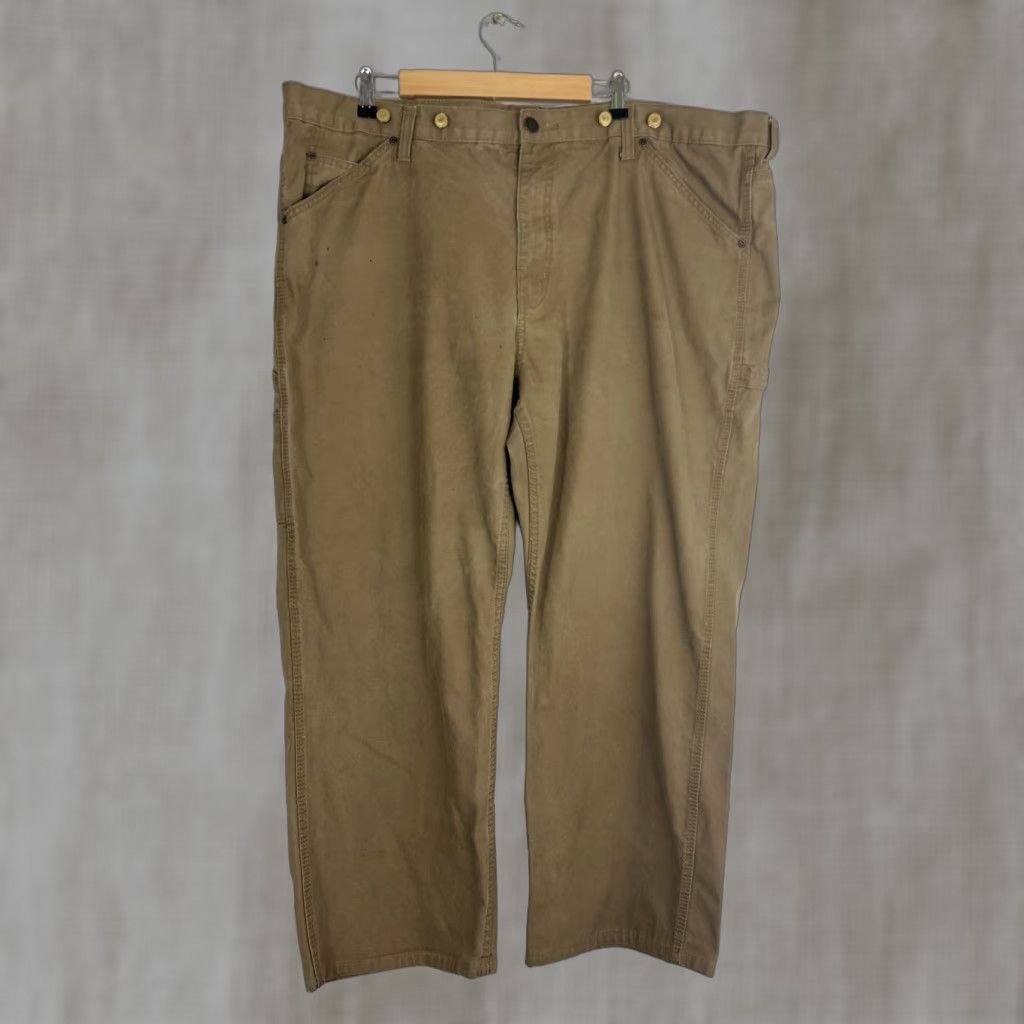 Vintage VINTAGE C.E. Schmidt Workwear Mens Pants Carpenter Beige 46x30 Inseam 30 Utility Stains Mens Regular Size US 30 / EU 46 - 1 Thumbnail