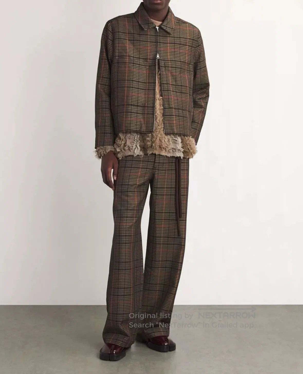 Song For The Mute SFTM 24.2 Teardrop Houndstooth Jacket. Size US M / EU 48-50 / 2 - 9 Thumbnail
