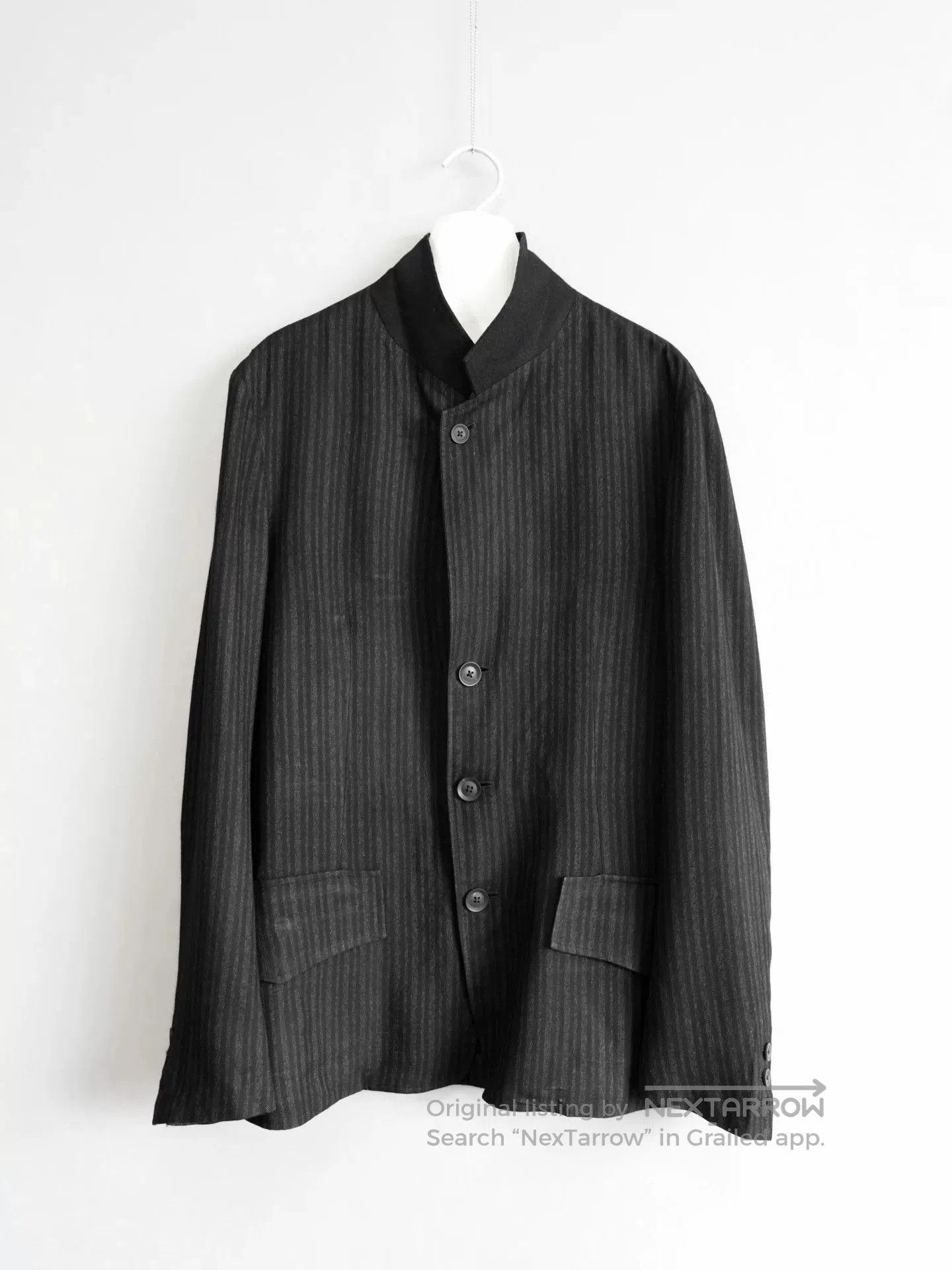 Yohji Yamamoto yohji yamamoto striped rayon jacket. Size US M / EU 48-50 / 2 - 2 Thumbnail