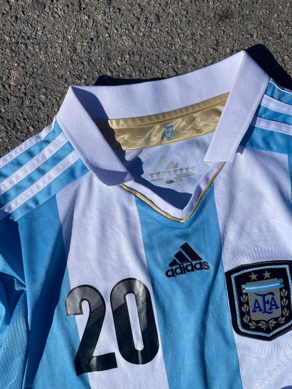 Adidas Adidas Argentina Soccer Jersey 2010 World Cup (Fan Replica) Size US L / EU 52-54 / 3 - 4 Thumbnail