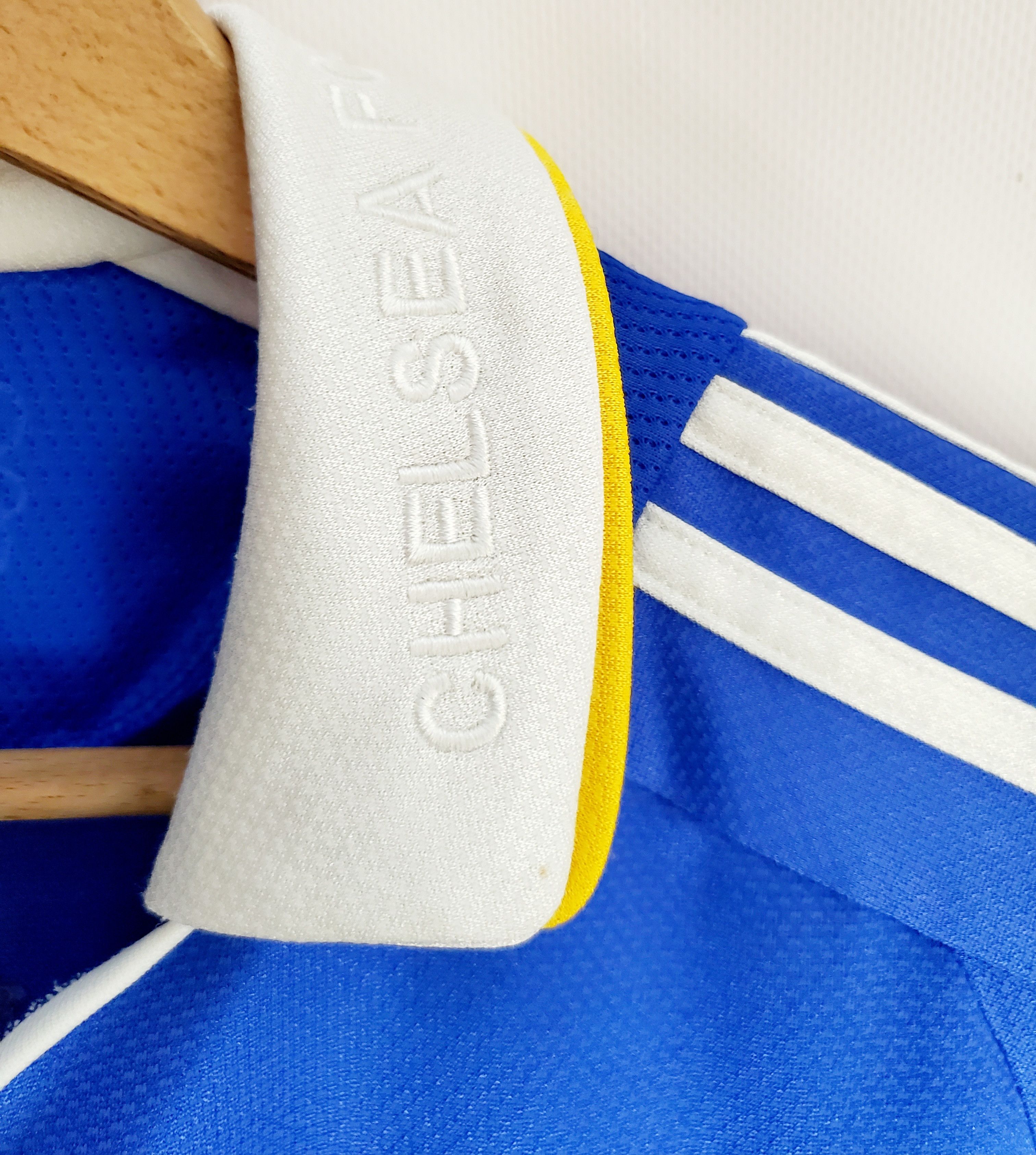 Adidas × Chelsea Soccer 2008-09 Chelsea adidas Womens Home Shirt J.Cole #10 M Size M / US 6-8 / IT 42-44 - 5 Thumbnail