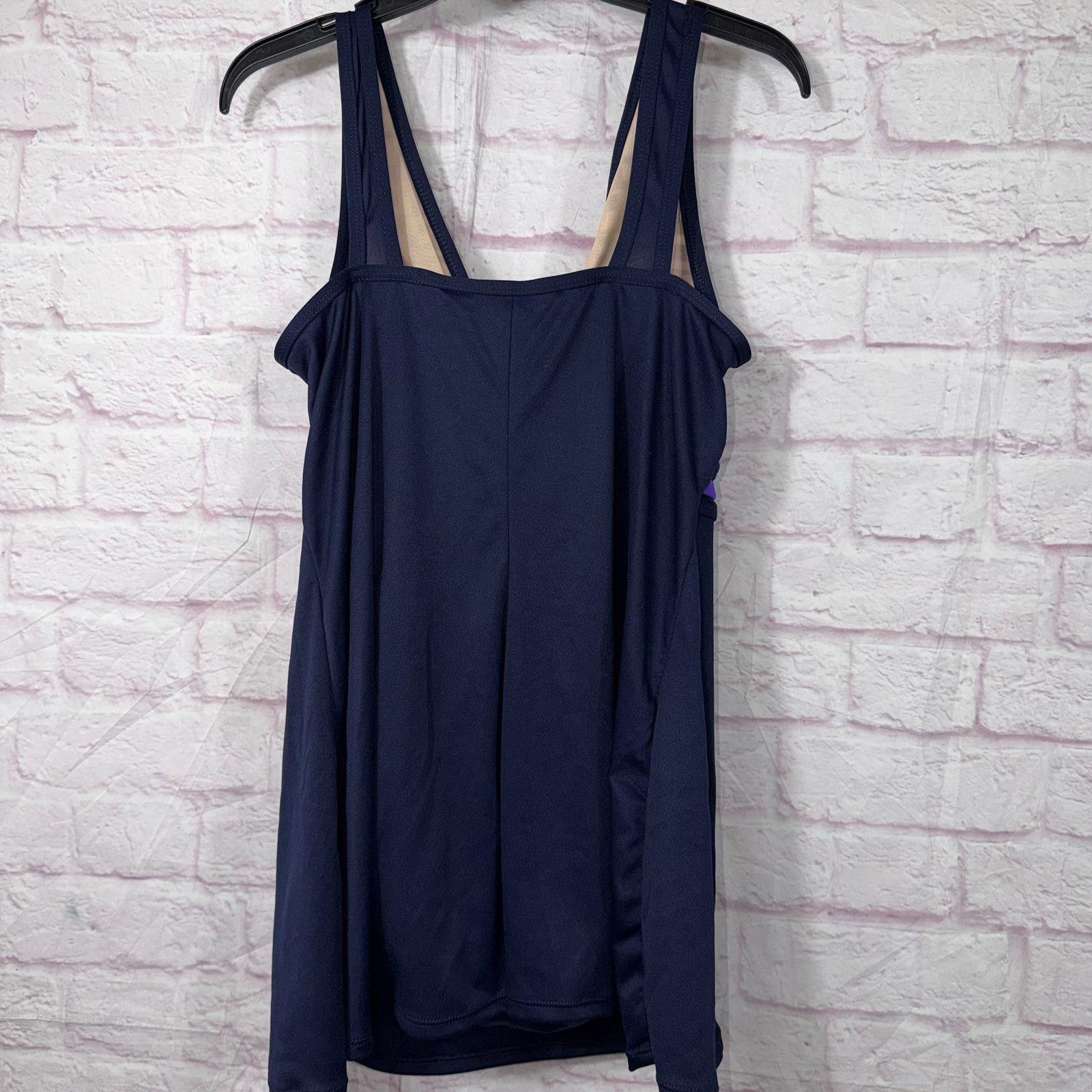 Other Inches Off 14W Women's Swim Dress with Geometric Pattern Size ONE SIZE - 6 Thumbnail