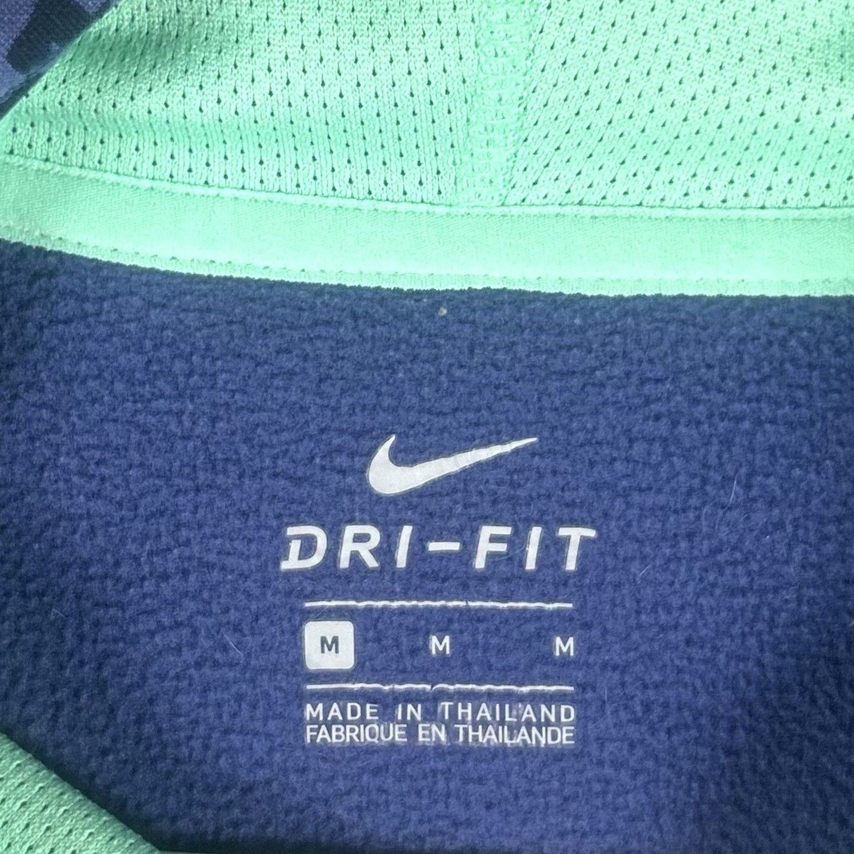 Nike Nike Dri Fit Mock Neck Hoodie Mens M Blue Sport Active Athletic Sweatshirt Size US M / EU 48-50 / 2 - 3 Thumbnail