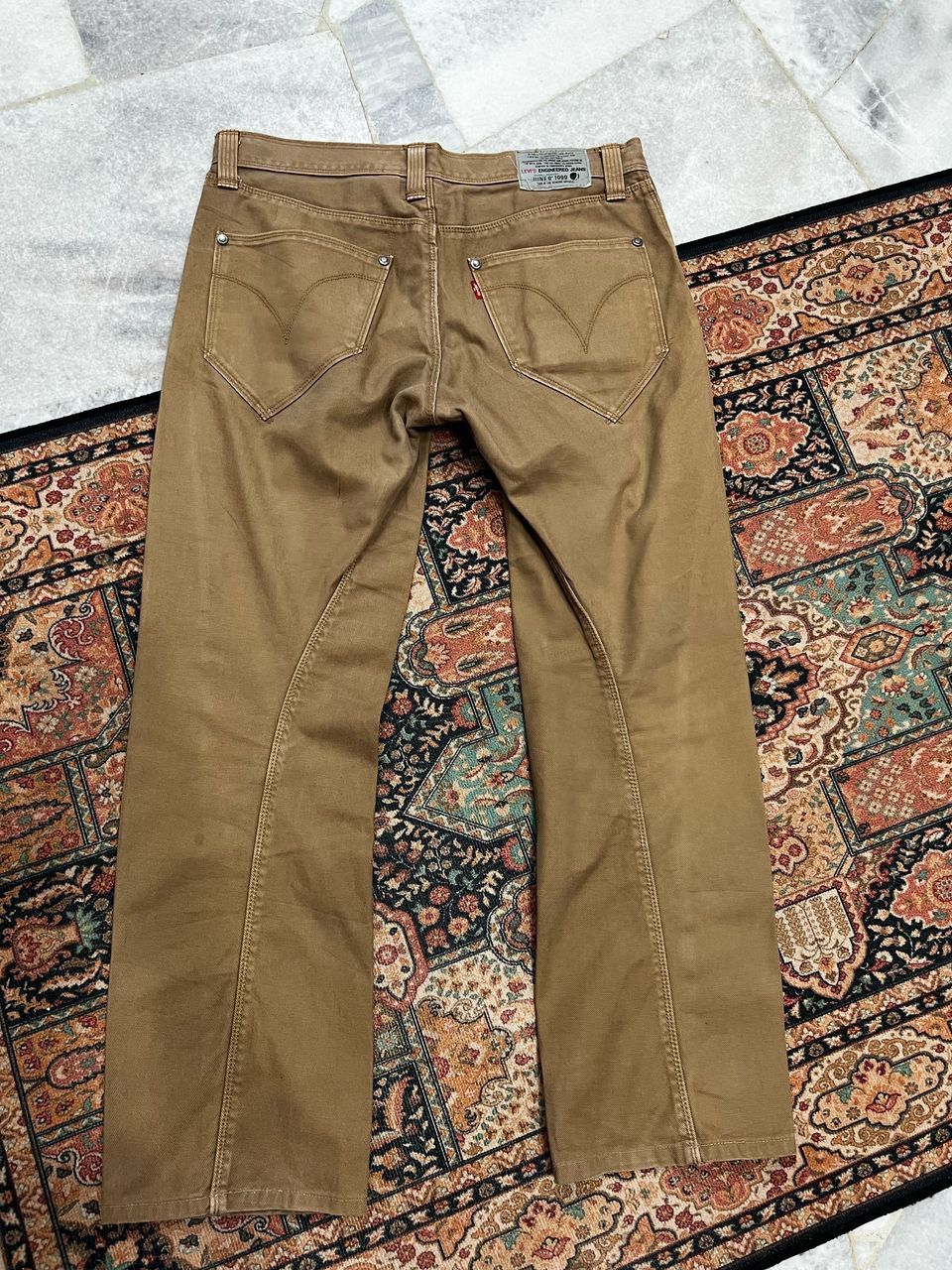 Levi's × Vintage Vintage Y2K Levis Engineered Denim Jeans Size US 32 / EU 48 - 10 Thumbnail