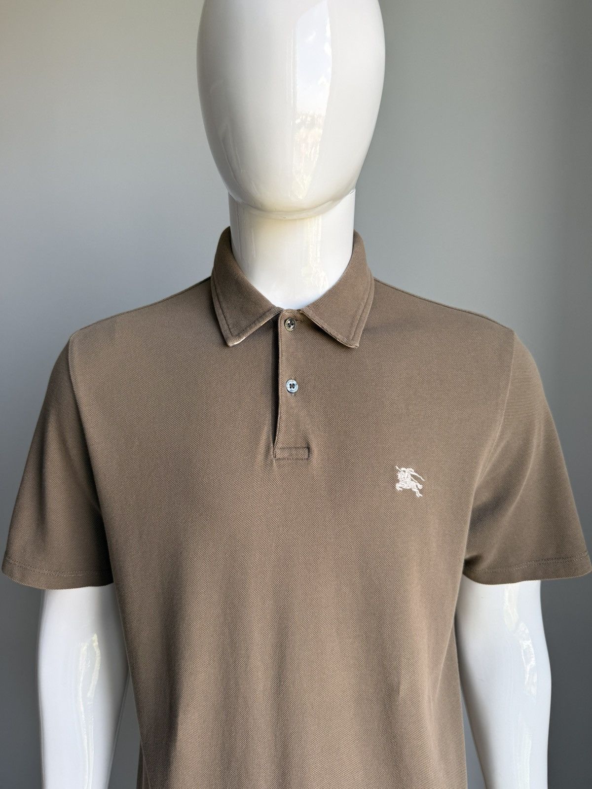 Burberry Burberry Brit Polos tee brown Nowa Check Size US XL / EU 56 / 4 - 1 Thumbnail