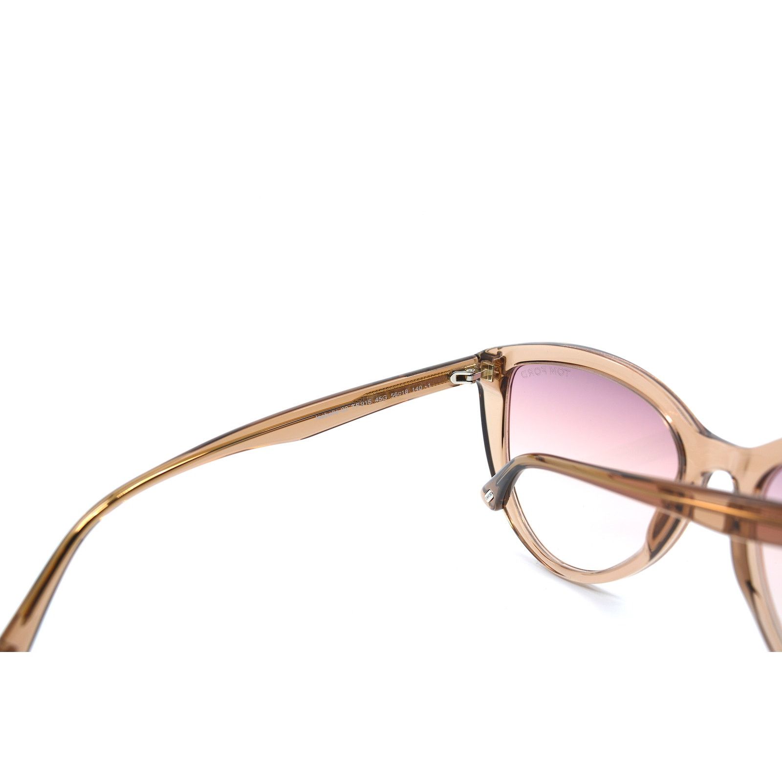 Tom Ford TOM FORD ISABELLA-0 TF915 45G PEACH PINK GRADIENT SUNGLASSES Size ONE SIZE - 10 Thumbnail