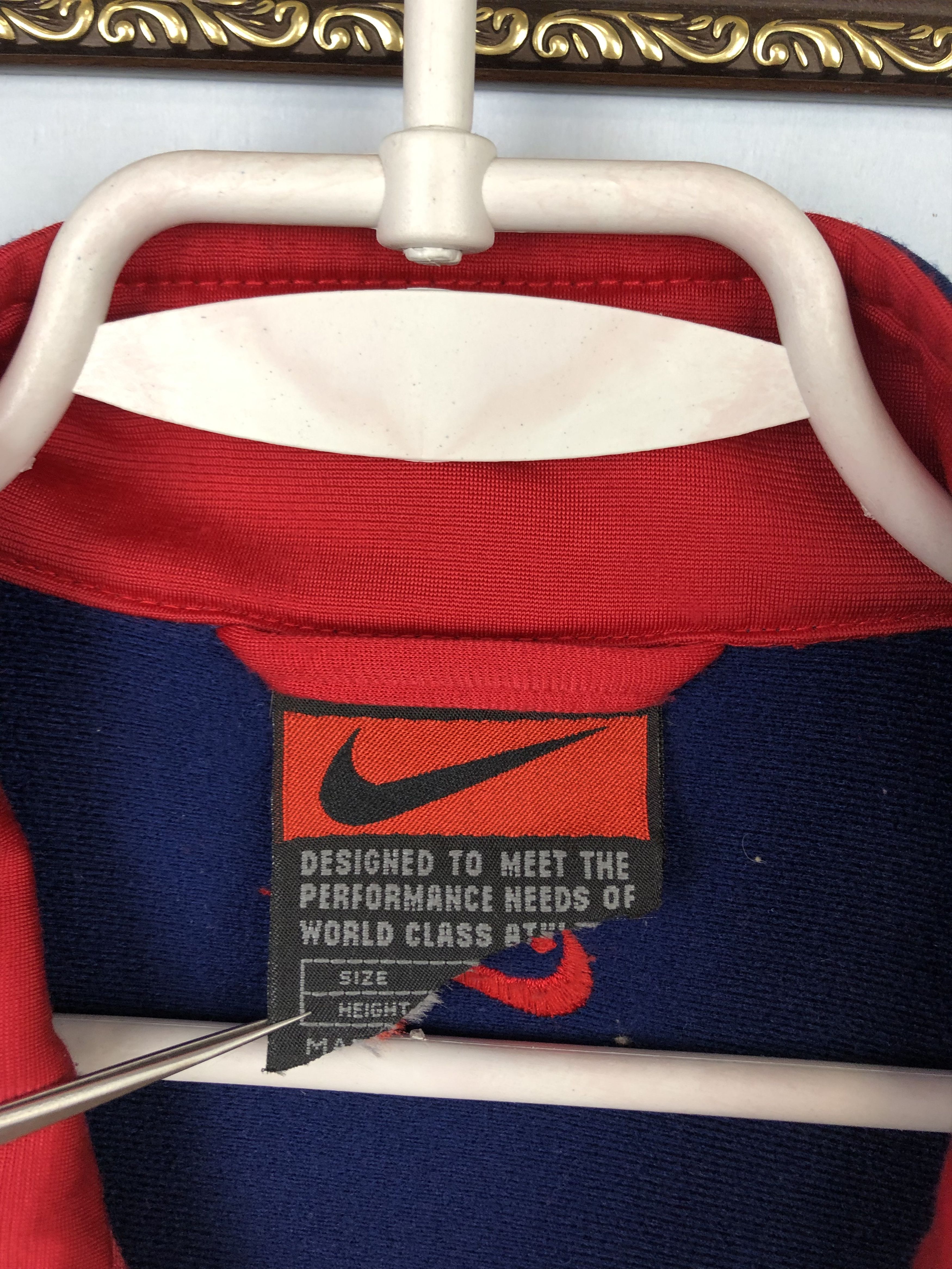 Nike Vintage 90's Nike Arsenal Football Jacket Soccer Track Top Size US S / EU 44-46 / 1 - 8 Thumbnail