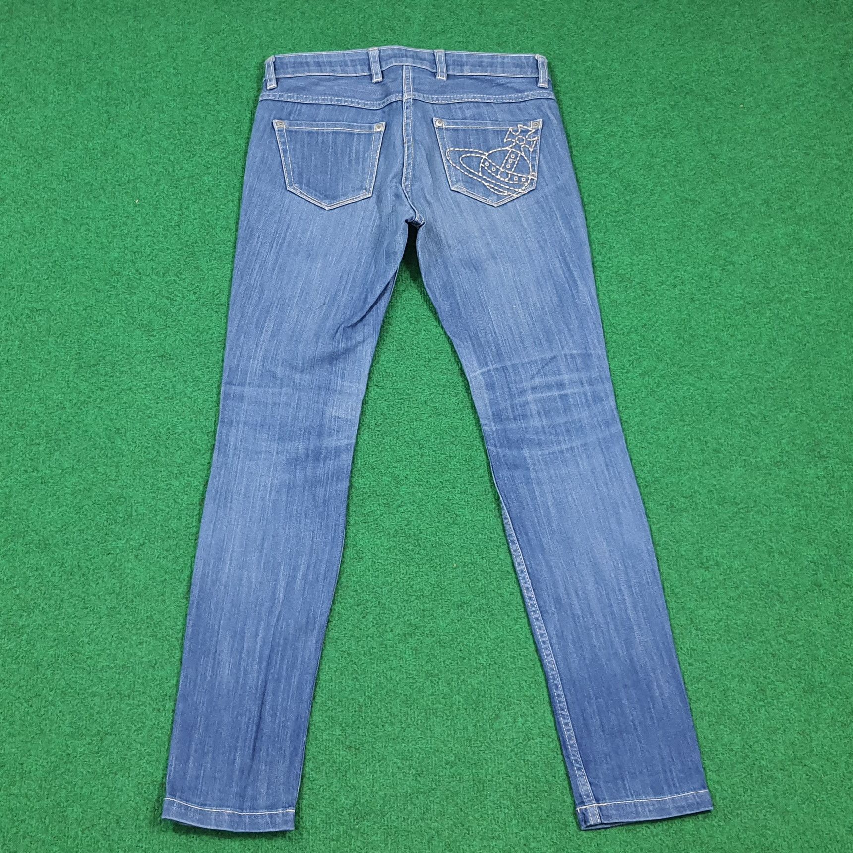 Vivienne Westwood Vintage Vivienne Westwood Red Label Orb Logo Jeans C297N5 Size 29" - 1 Thumbnail