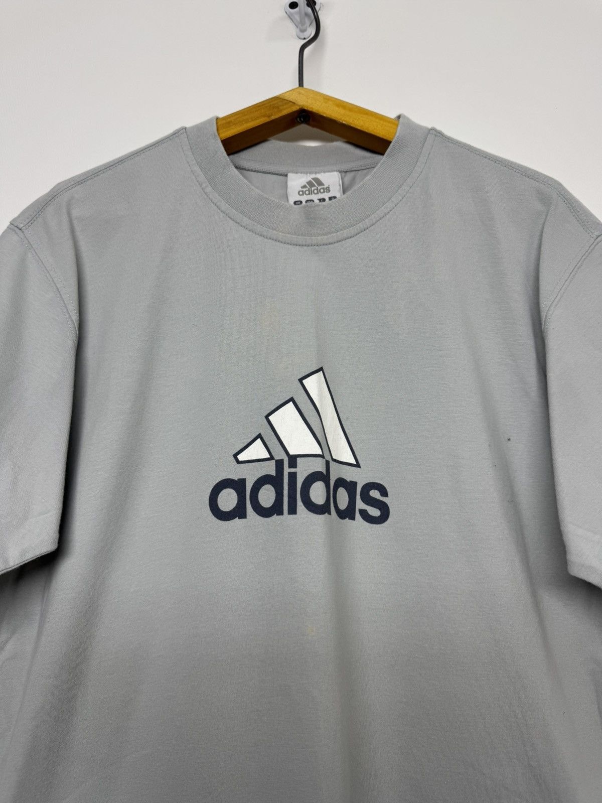 Adidas Vintage Adidas Big Logo T-Shirt 90’s Size US S / EU 44-46 / 1 - 1 Thumbnail