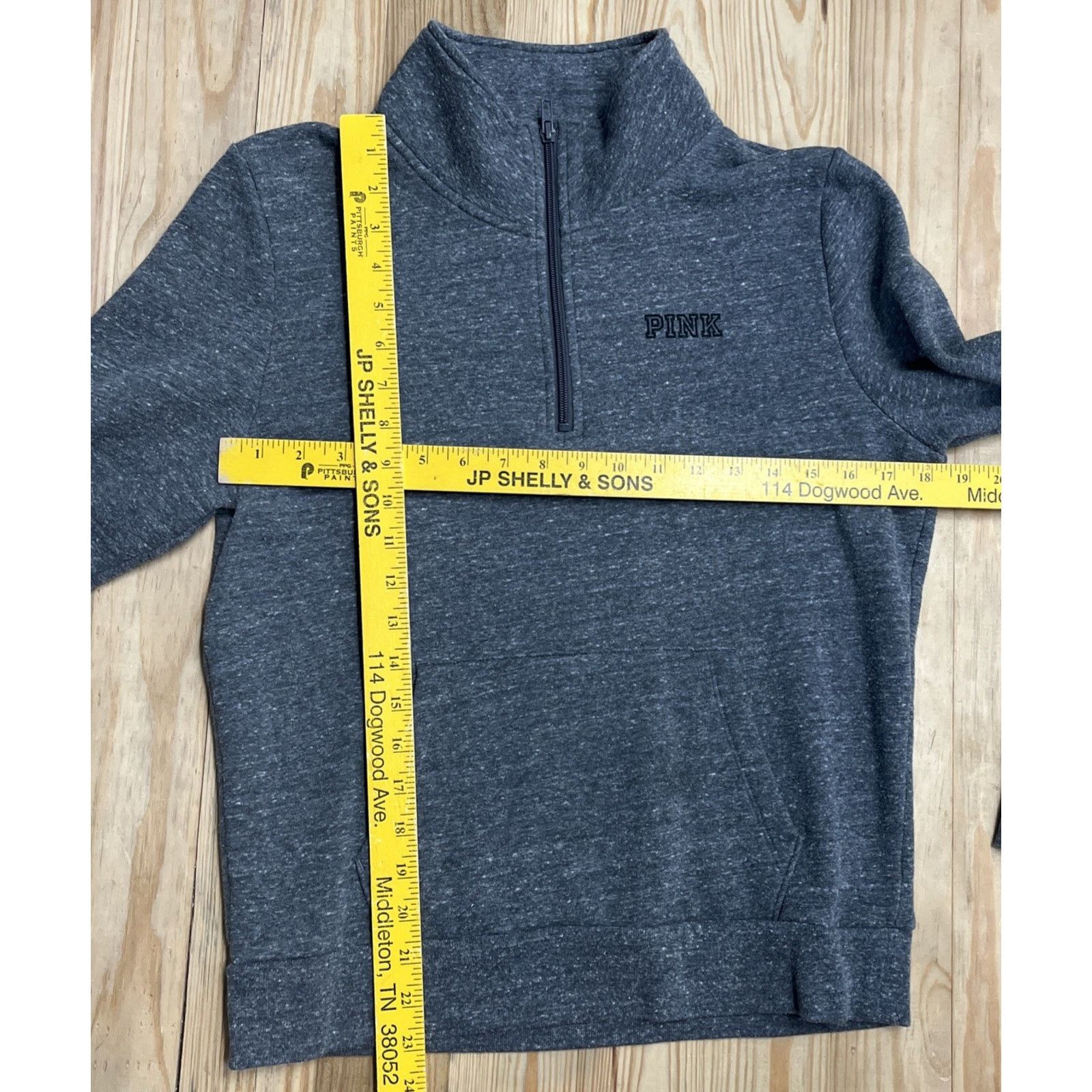 Pink PINK Grey 1/4 Zip sweatshirt victorias secret medium Size M / US 6-8 / IT 42-44 - 6 Thumbnail