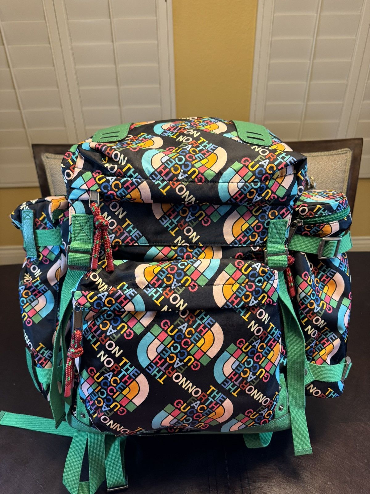 Gucci New Authentic Gucci x North Face Logo Backpack Size ONE SIZE - 2 Thumbnail