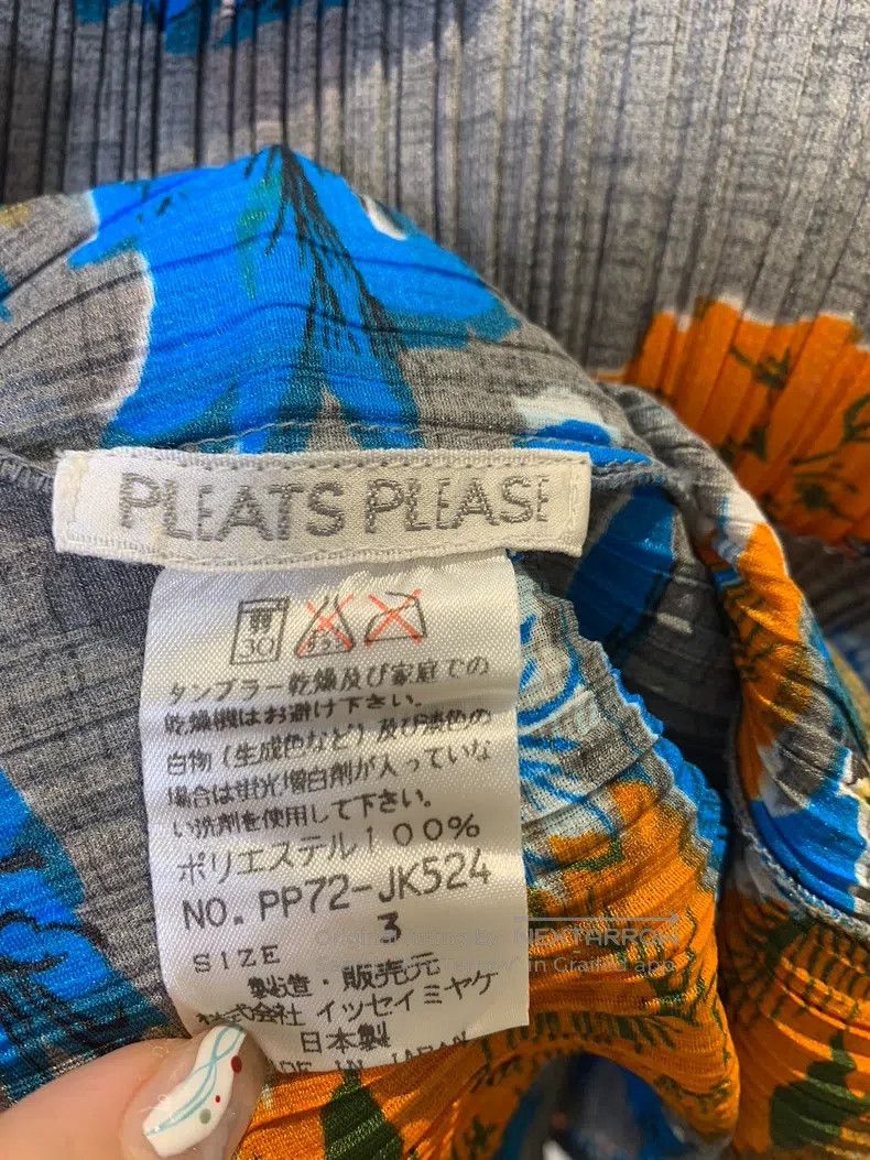 Issey Miyake Issey Miyake Vintage Retro Floral Long Sleeve Cardigan Size L / US 10 / IT 46 - 4 Thumbnail
