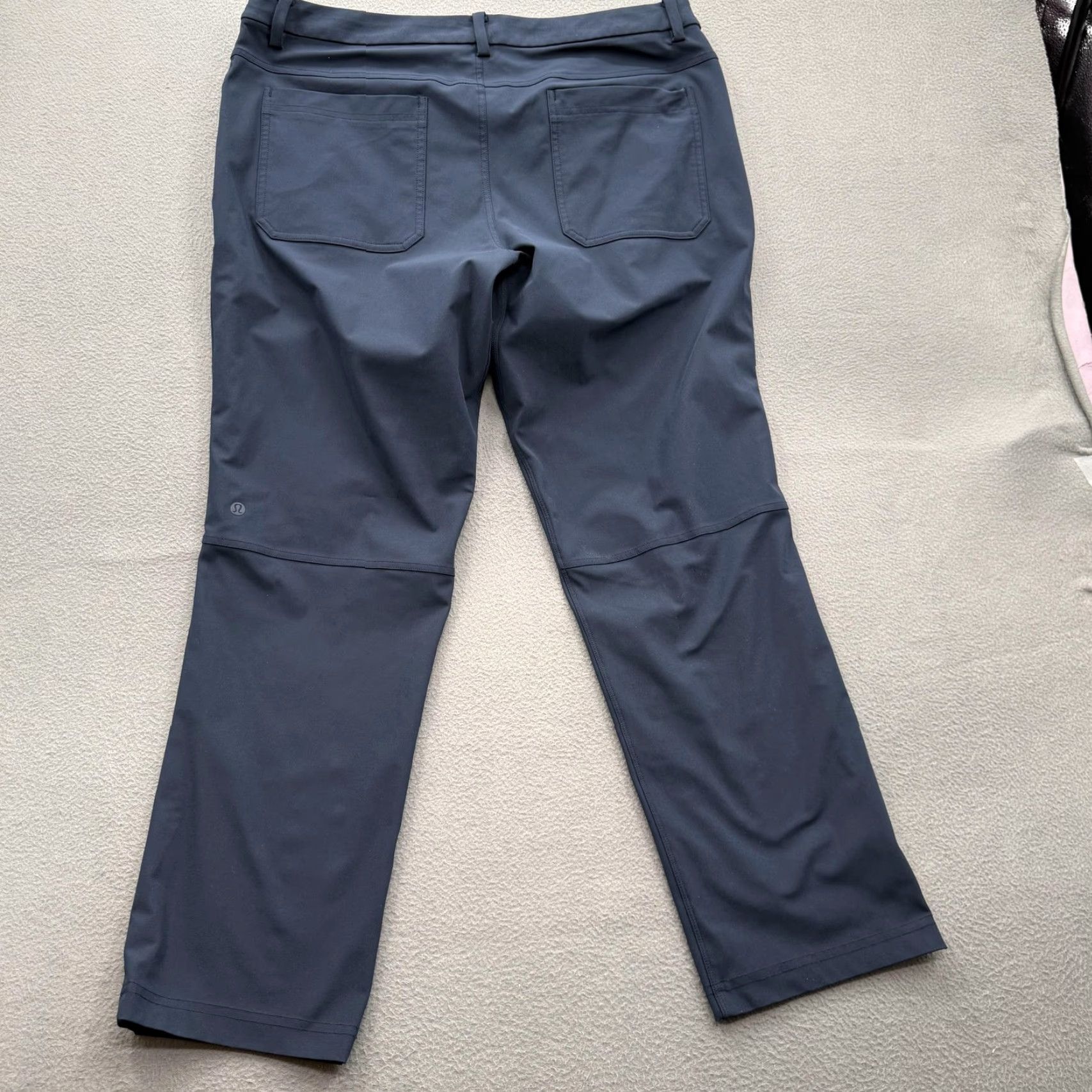 Lululemon Lululemon Pants Mens 36 Blue Chino Straight Leg Stretch 5 Pocket Casual Flat Front Zip Fly 37/29 Size US 36 / EU 52 - 2 Thumbnail