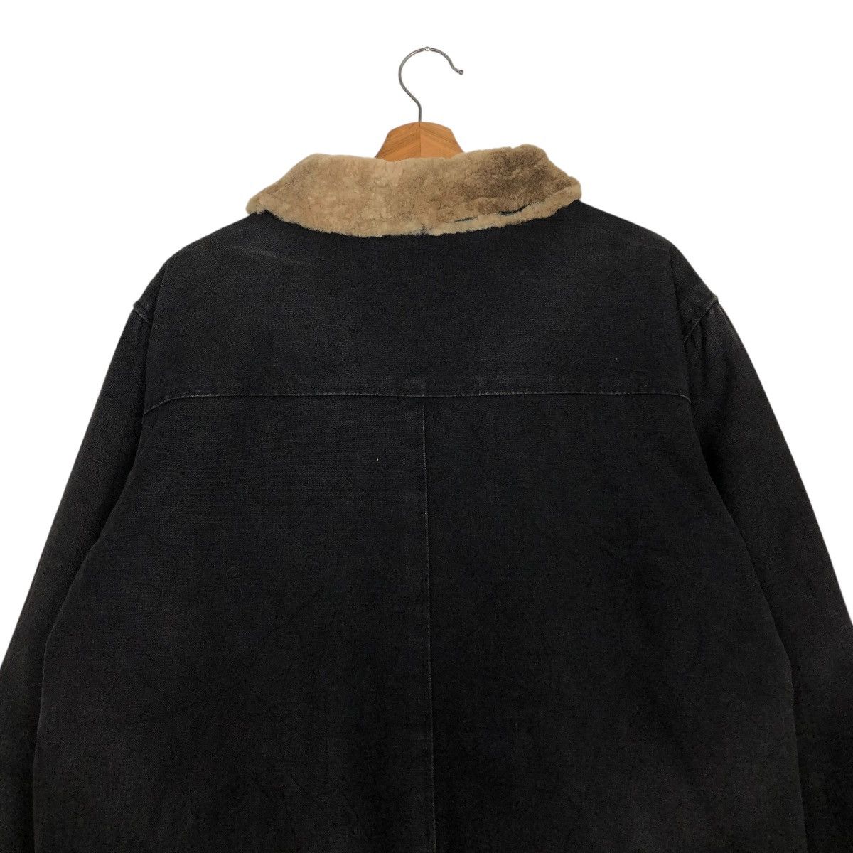 Beams Japan 🔥VINTAGE CHORE JACKET BEAMS MINK FUR BLANKET ISSEY MIYAKE Size US L / EU 52-54 / 3 - 12 Thumbnail