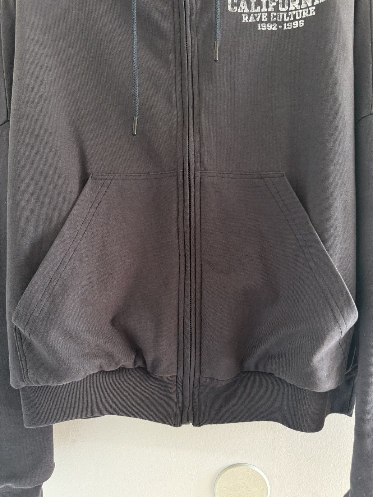 Willy Chavarria JAPAN EXCLUSIVE Rave Culture Lined Padded Bomber Zip Hoodie Size US M / EU 48-50 / 2 - 20 Thumbnail