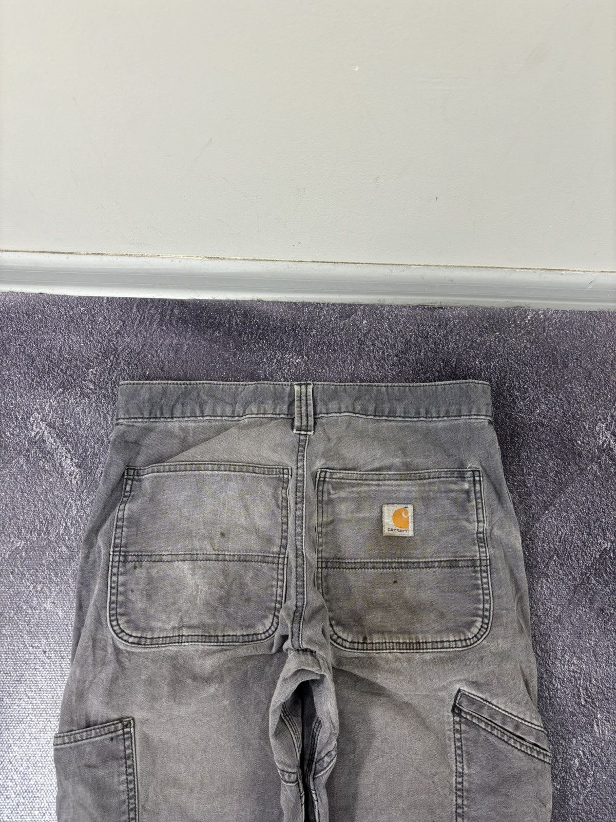 Carhartt Vintage Carhartt Double Knee Distressed Utility Work Pants Size US 31 - 7 Thumbnail